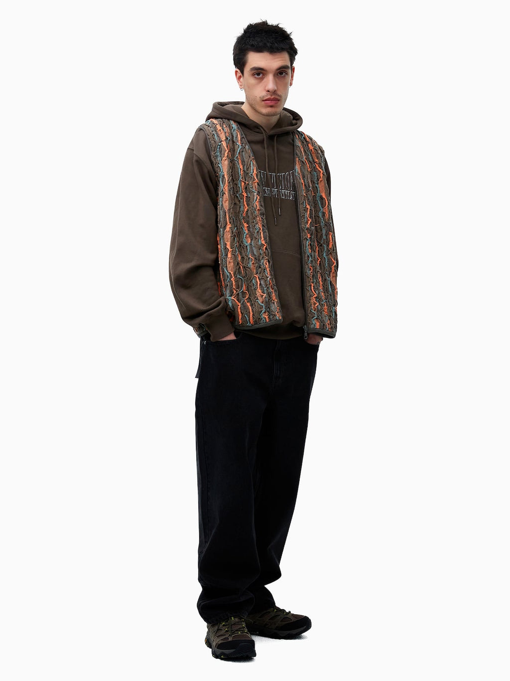 3D Cable Knit Vest