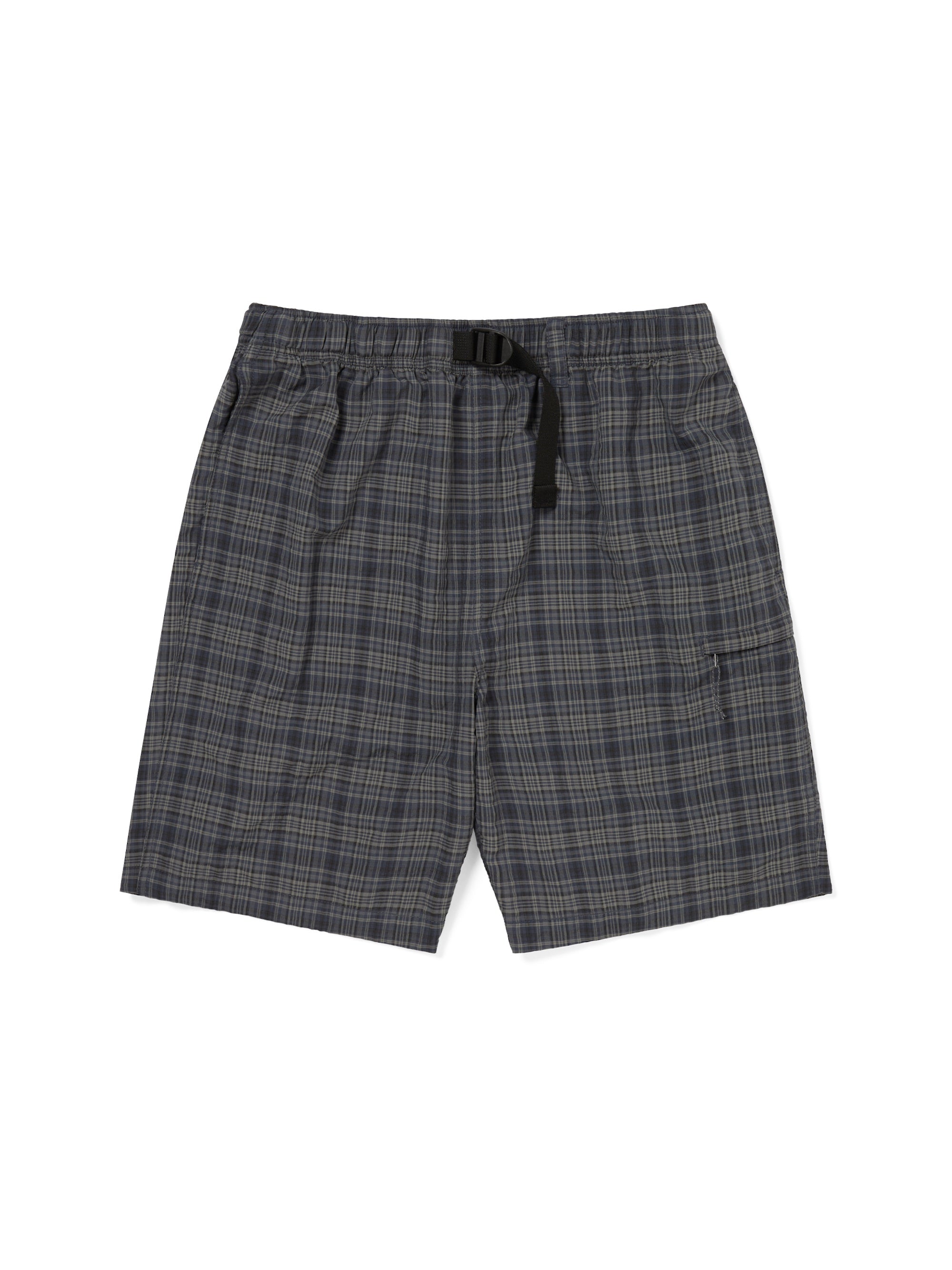 Belted Check Short
