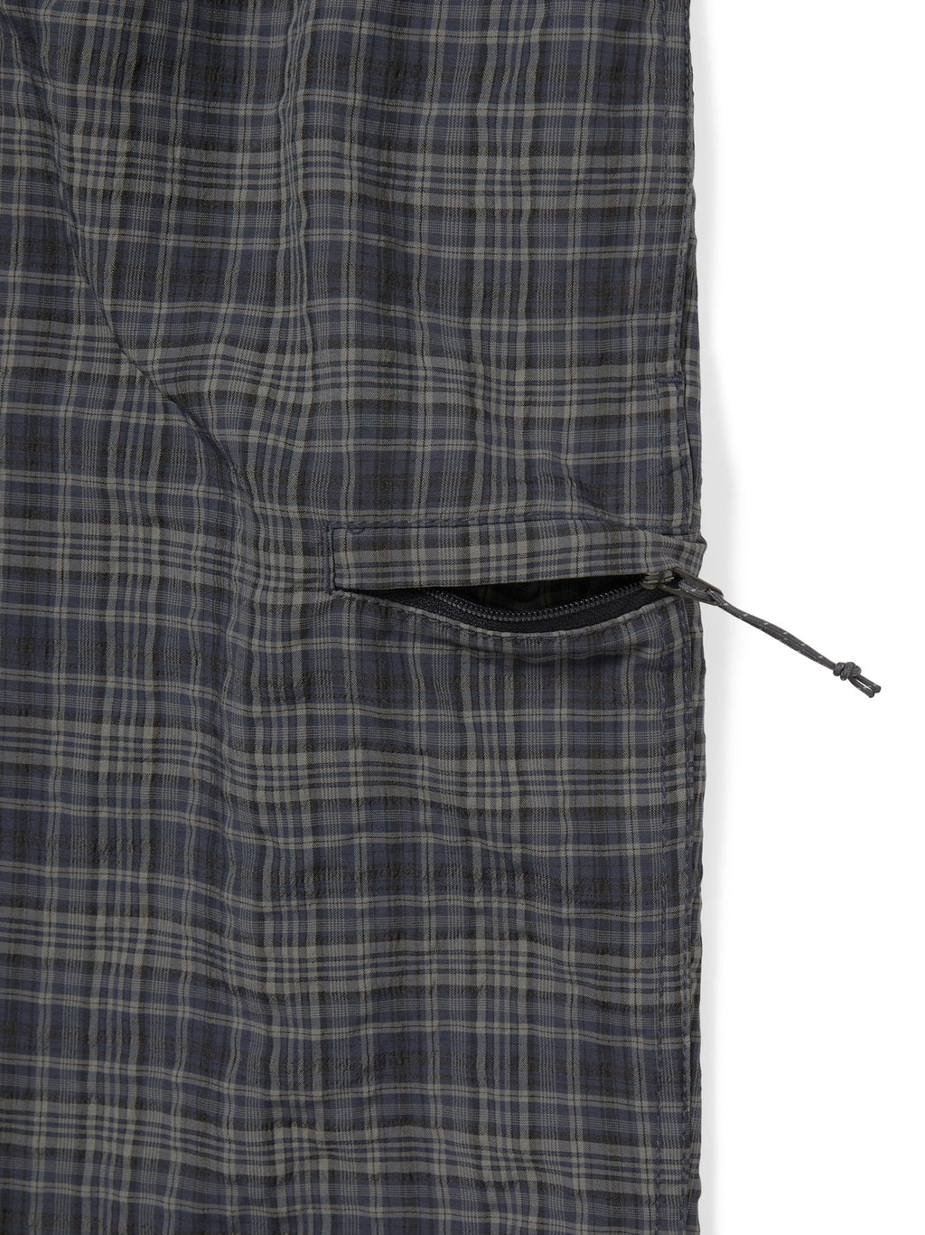 Belted Check Short