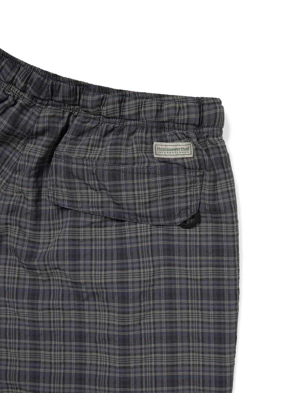 Belted Check Short