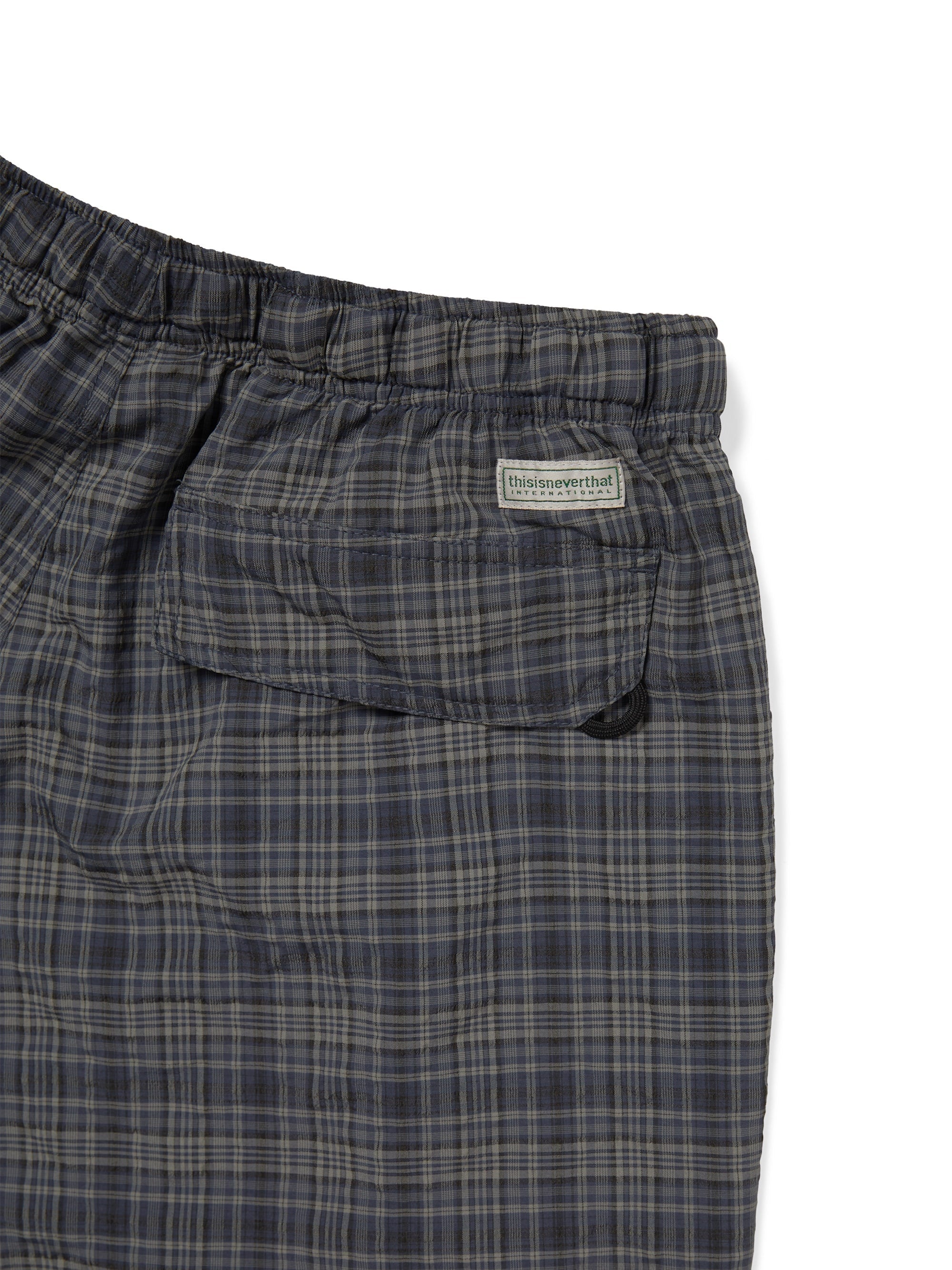 Belted Check Short