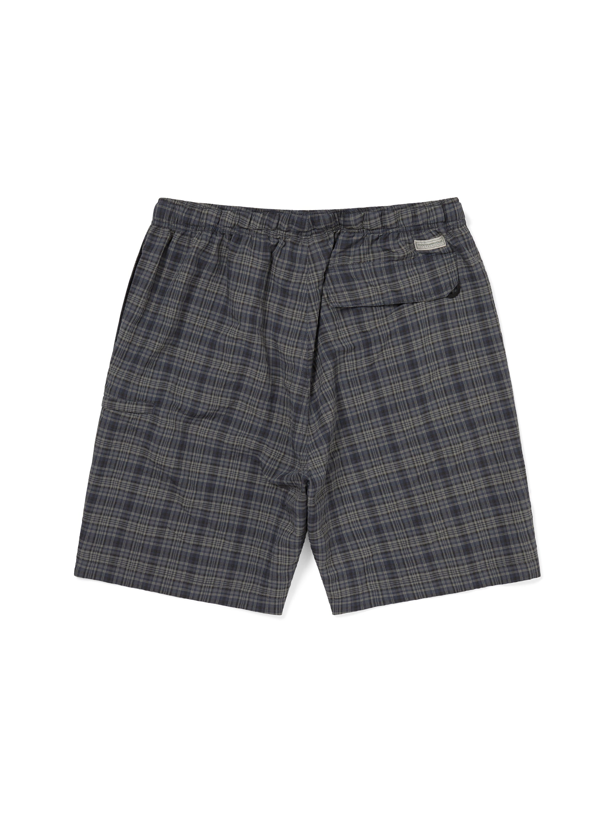 Belted Check Short