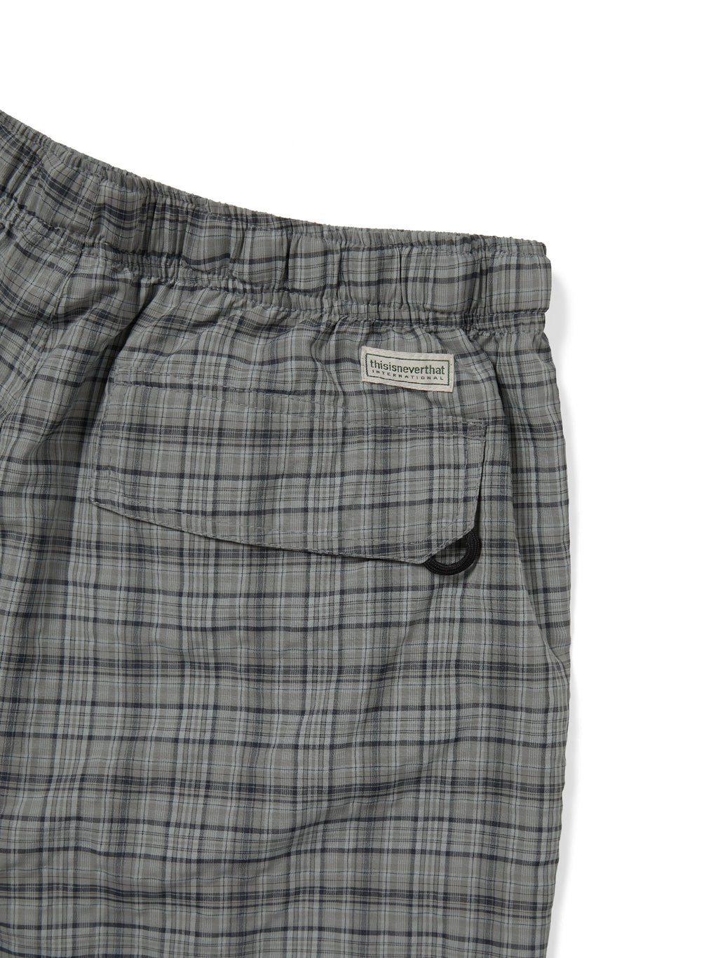Belted Check Short