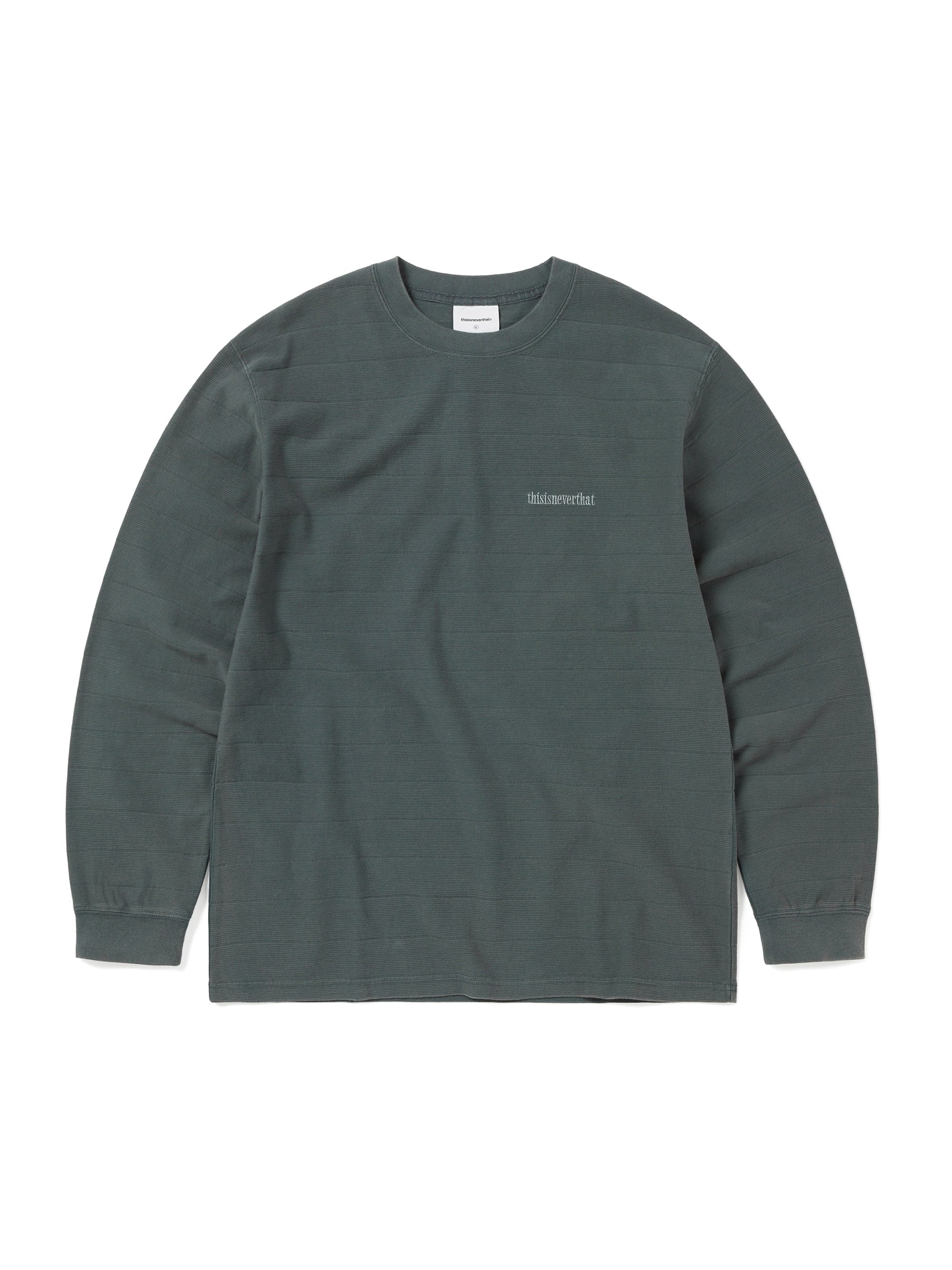 Border Jacquard L/S Tee