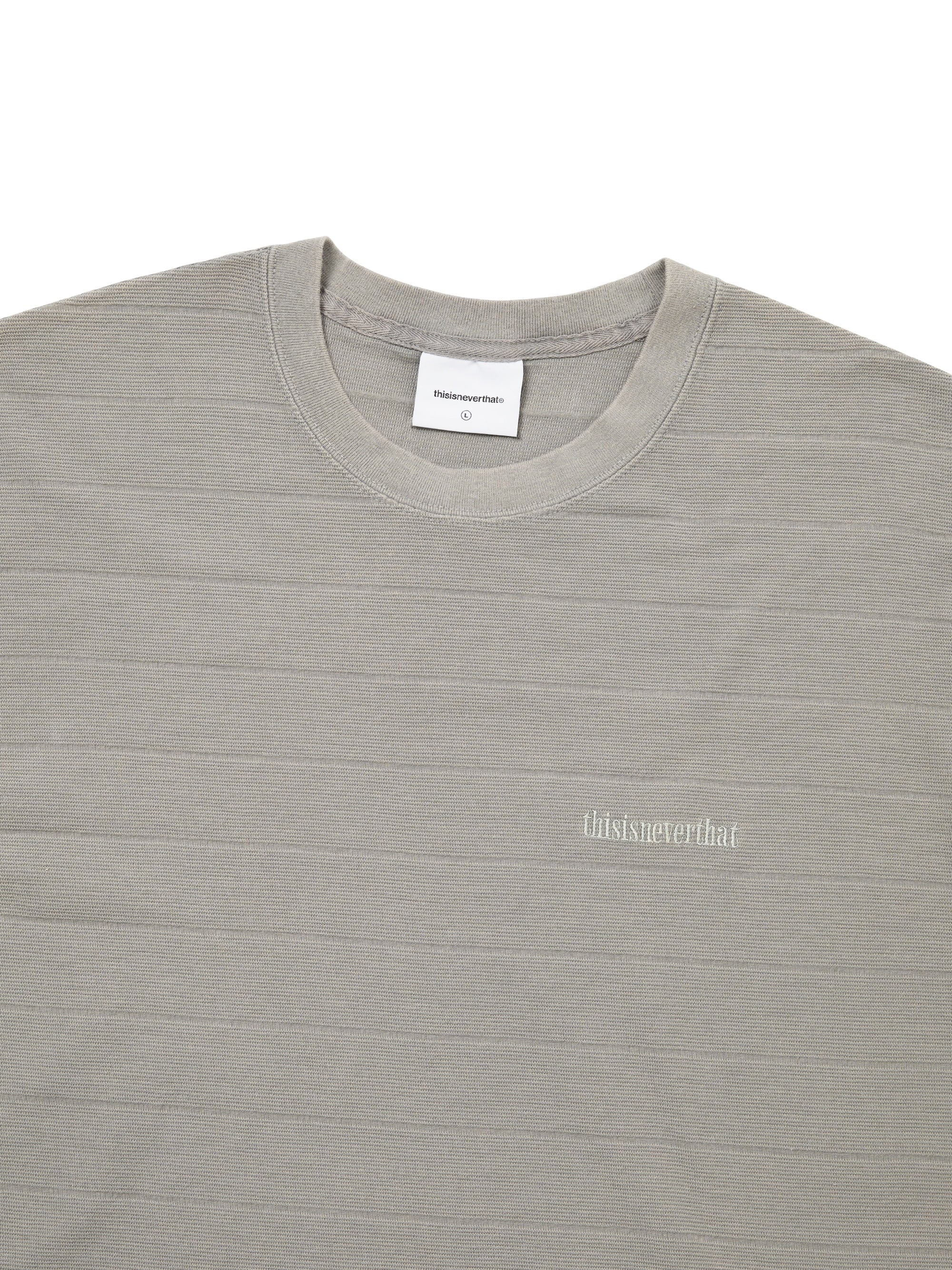 Border Jacquard L/S Tee