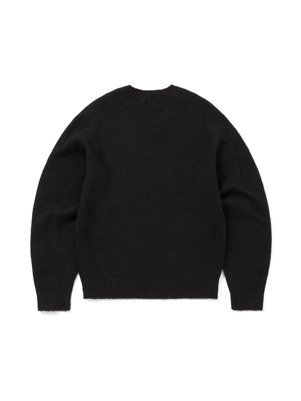 Brushed V Neck Knit Sweater