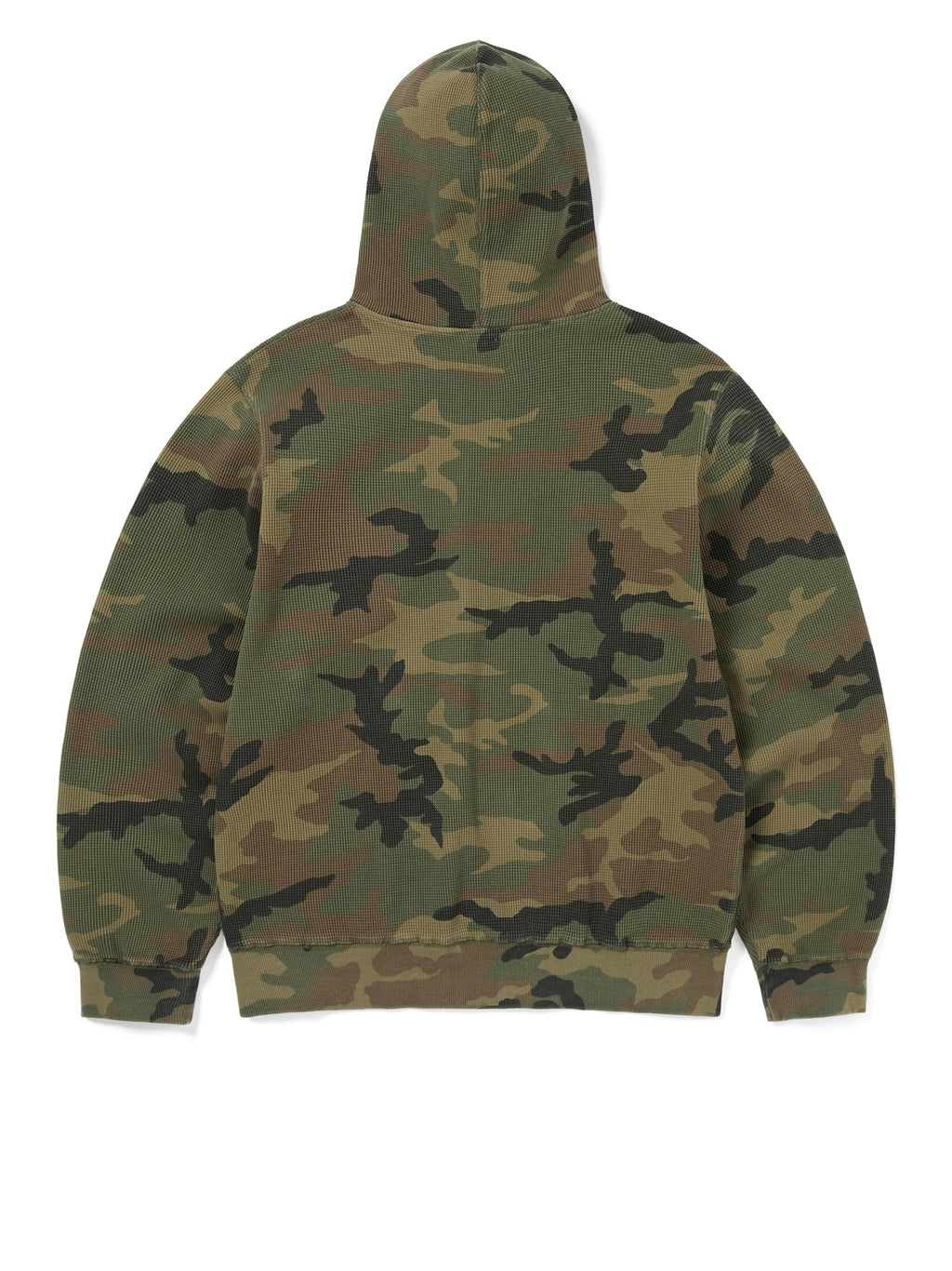 Camouflage Thermal Zip Up Hoodie