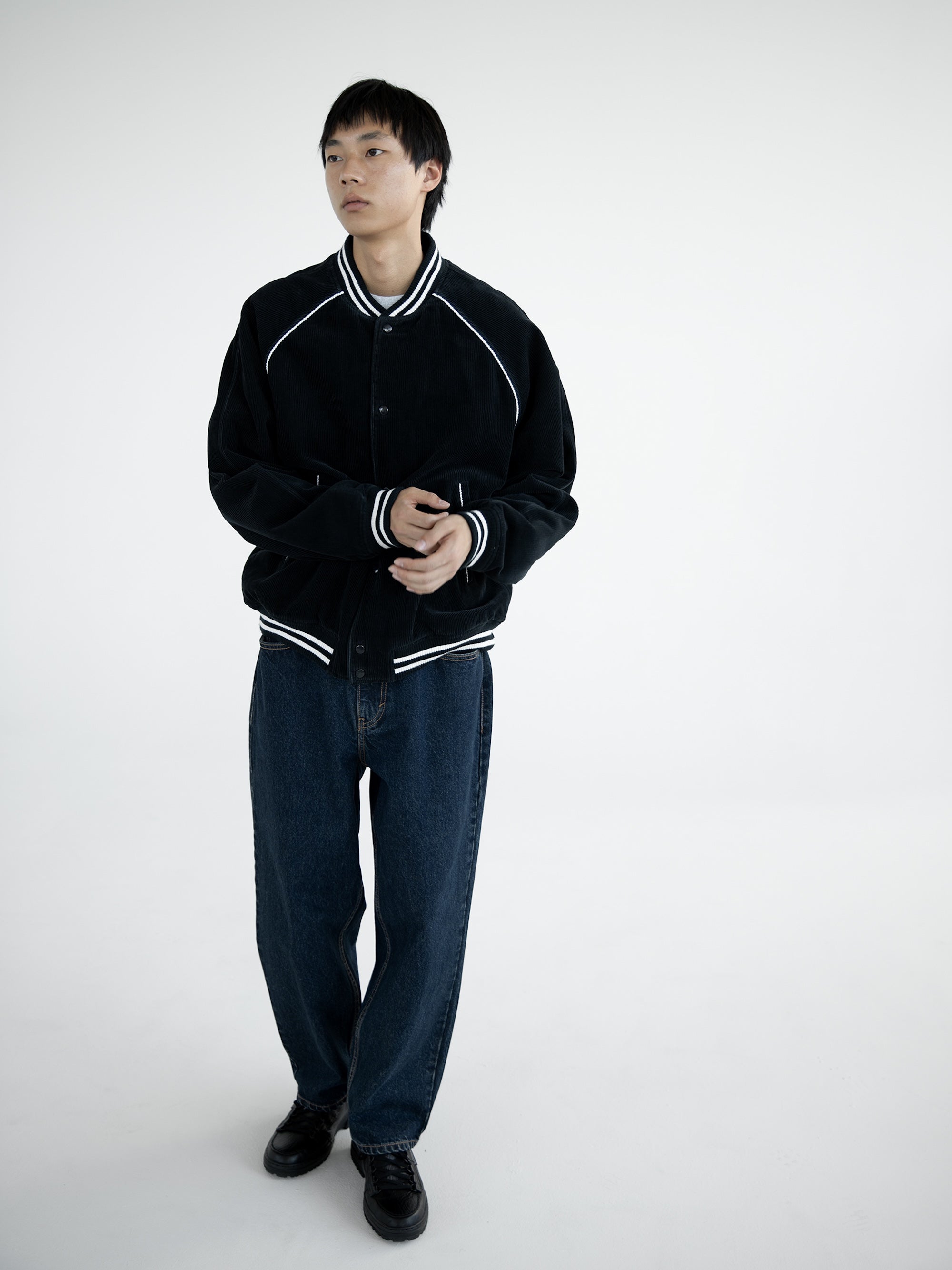 Corduroy Varsity Jacket