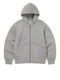 Damaged Zip Up Hoodie