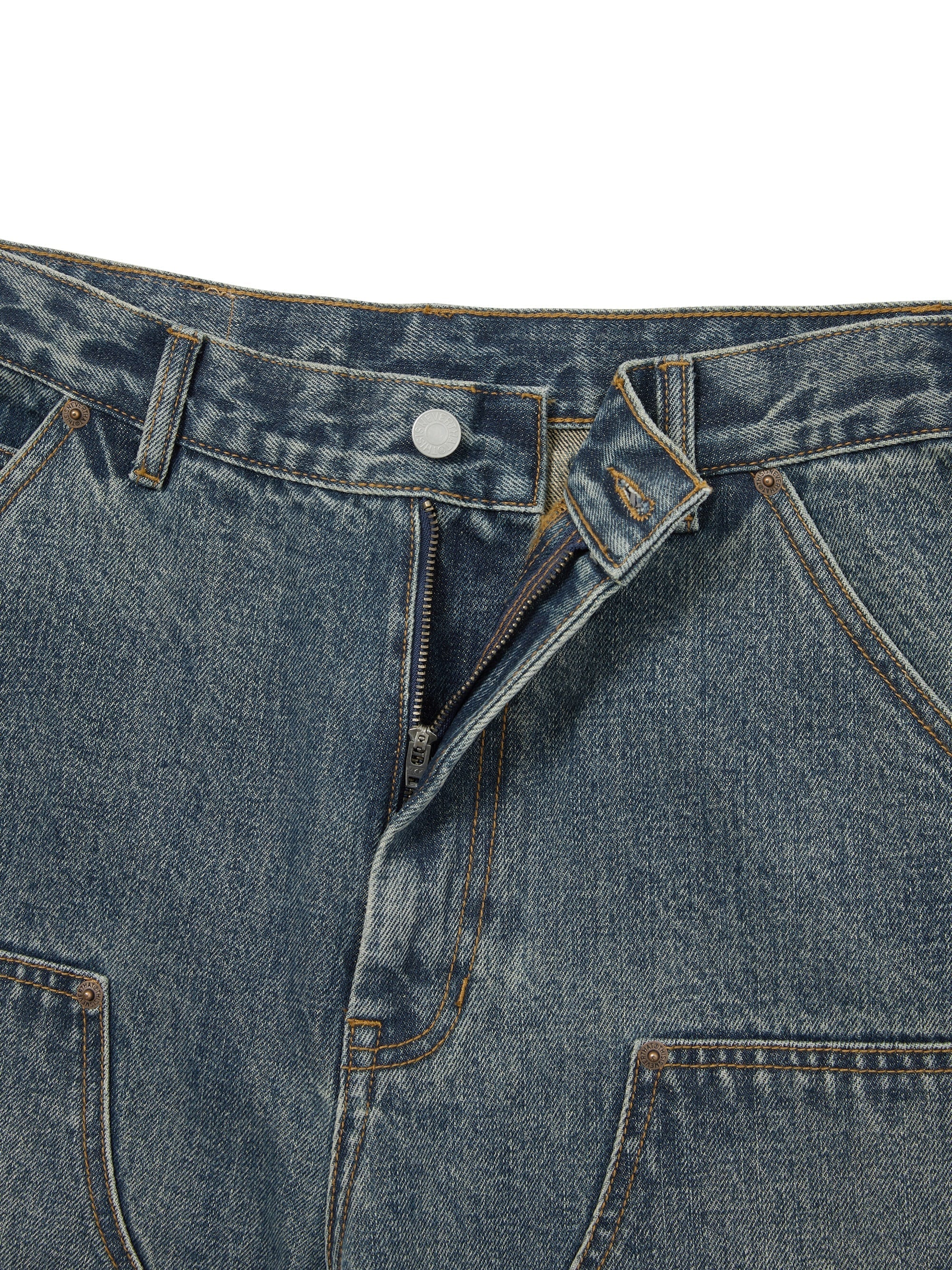 Denim Double Knee Pant