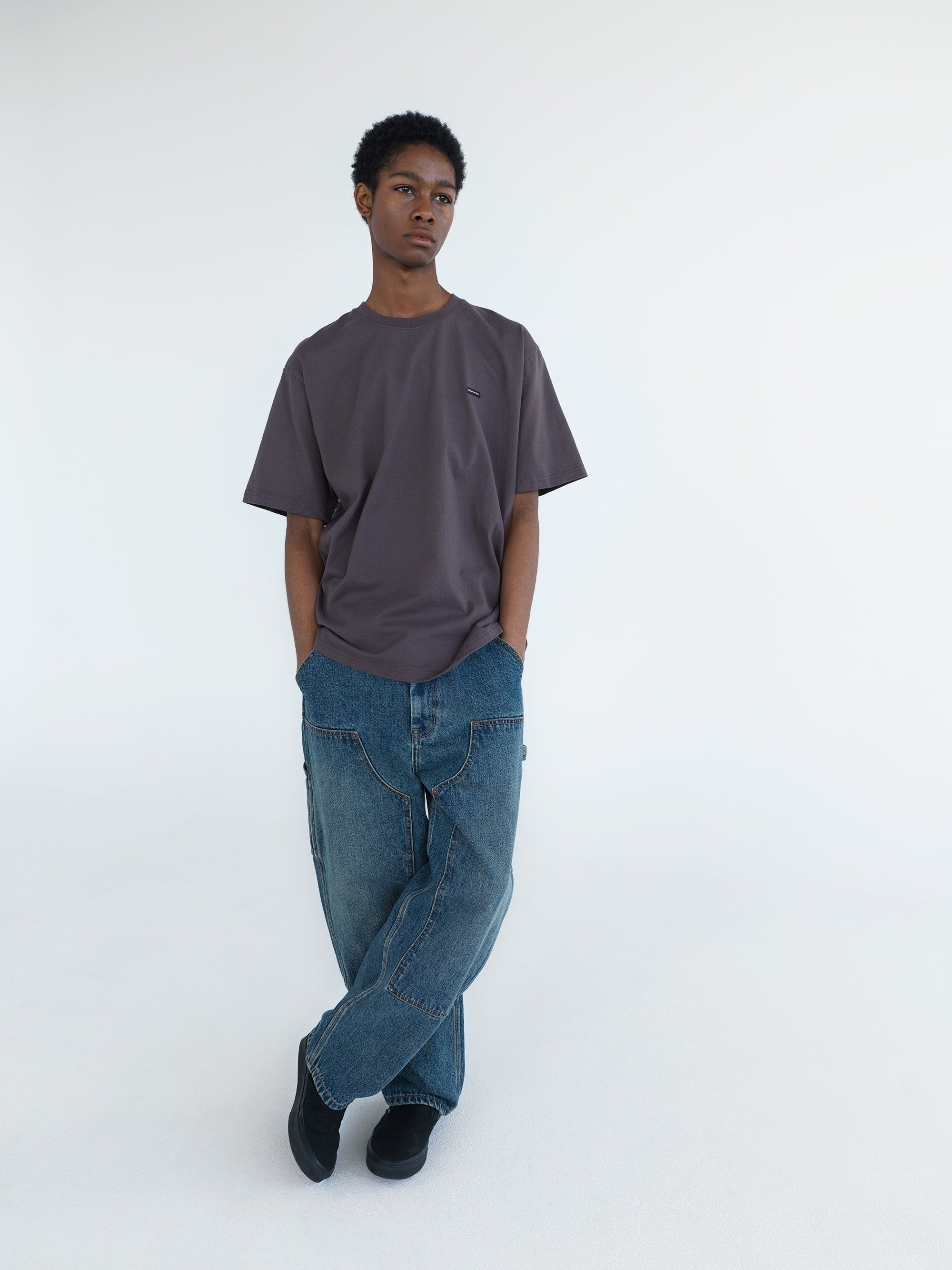 Denim Double Knee Pant