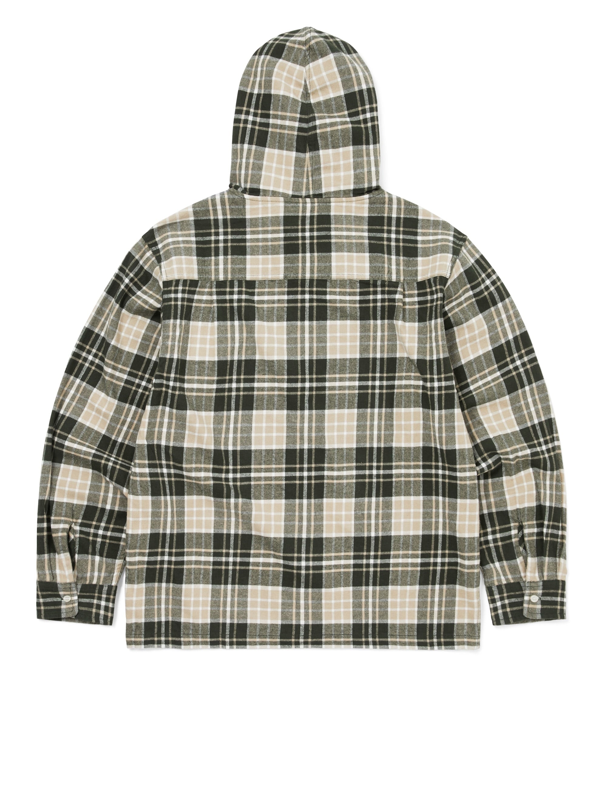 Flannel Hooded Check Shirt