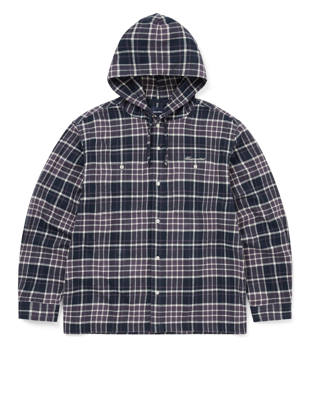 Flannel Hooded Check Shirt