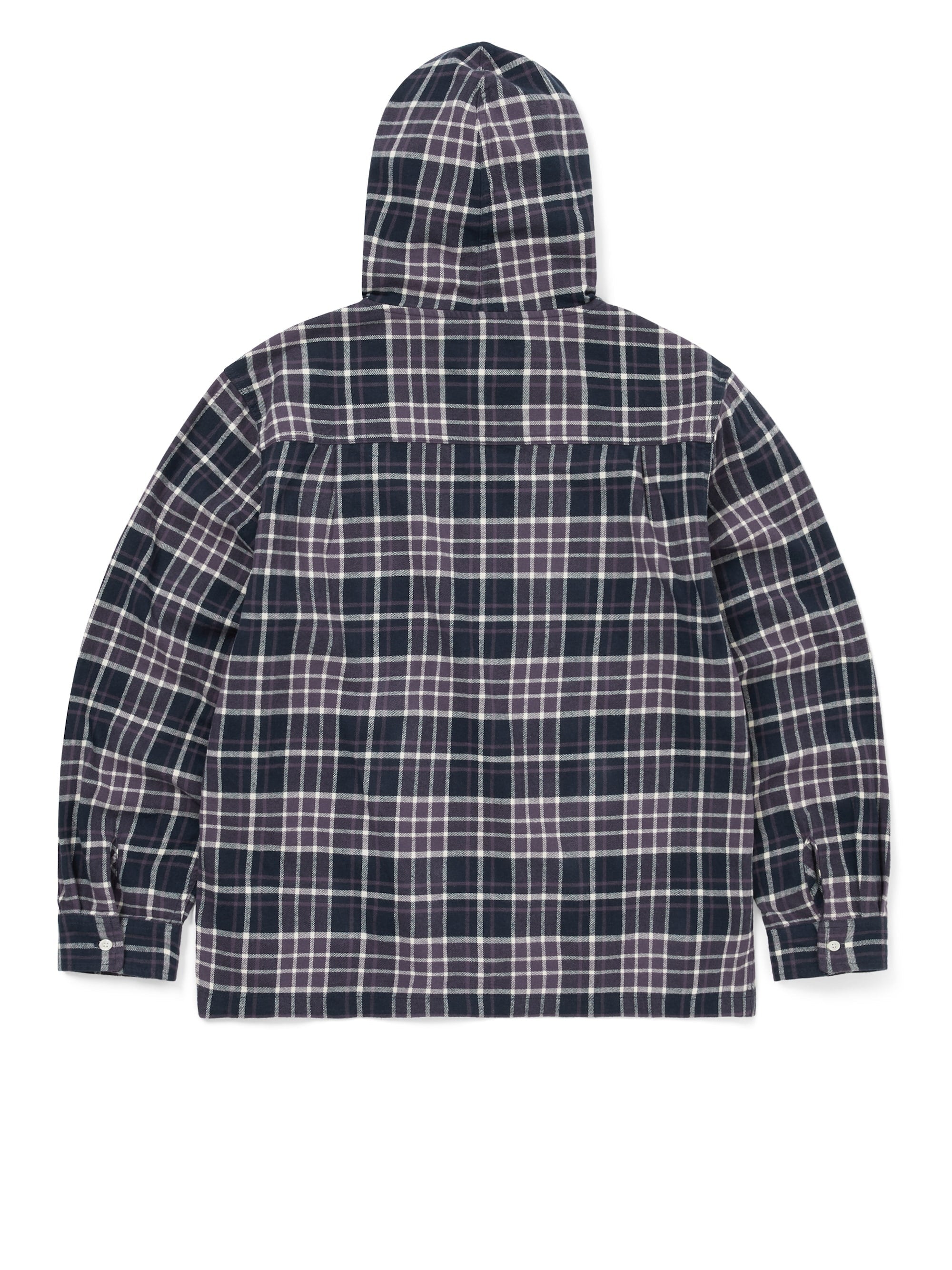 Flannel Hooded Check Shirt