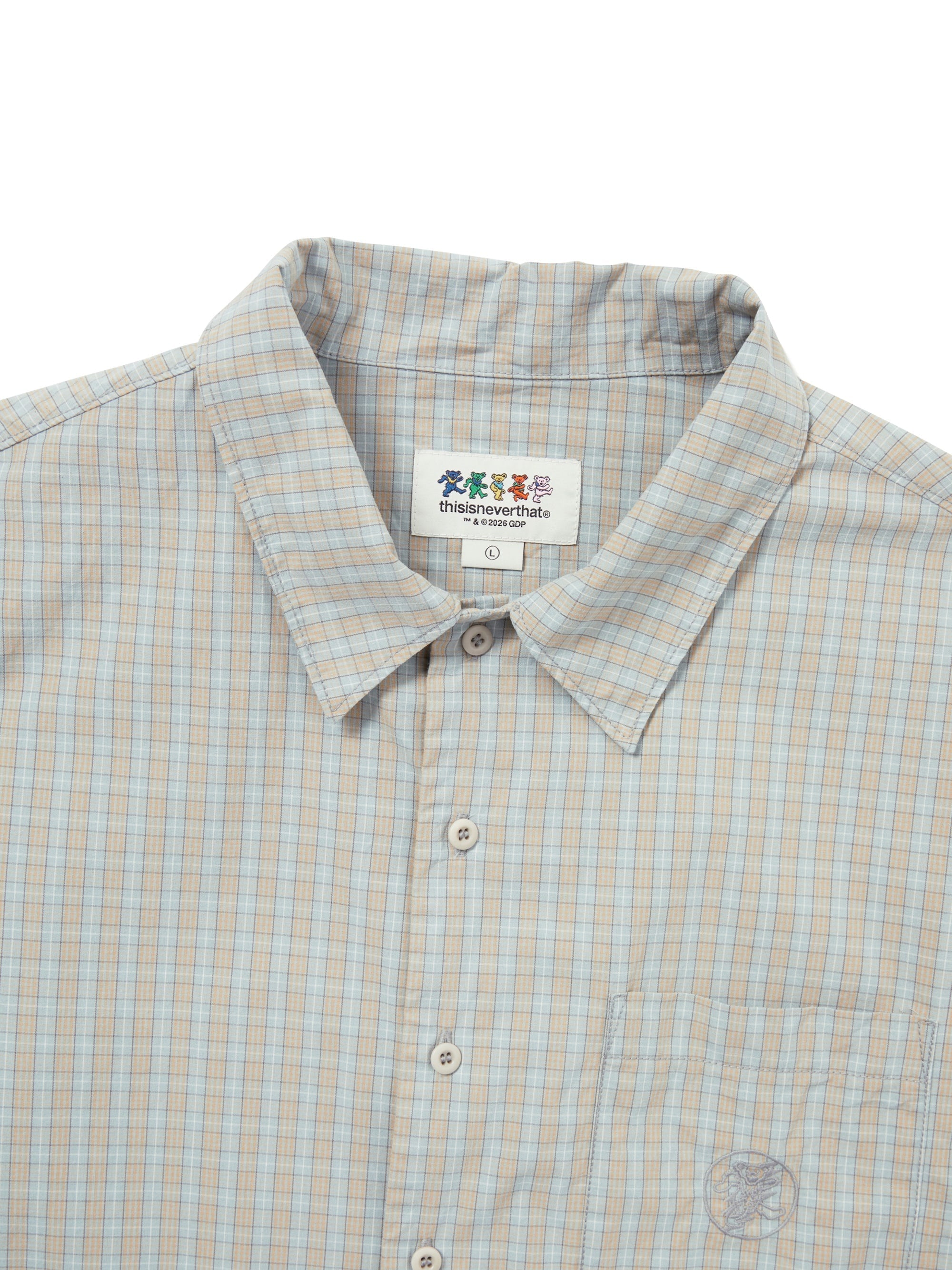 GD Lightning Bear Check Shirt