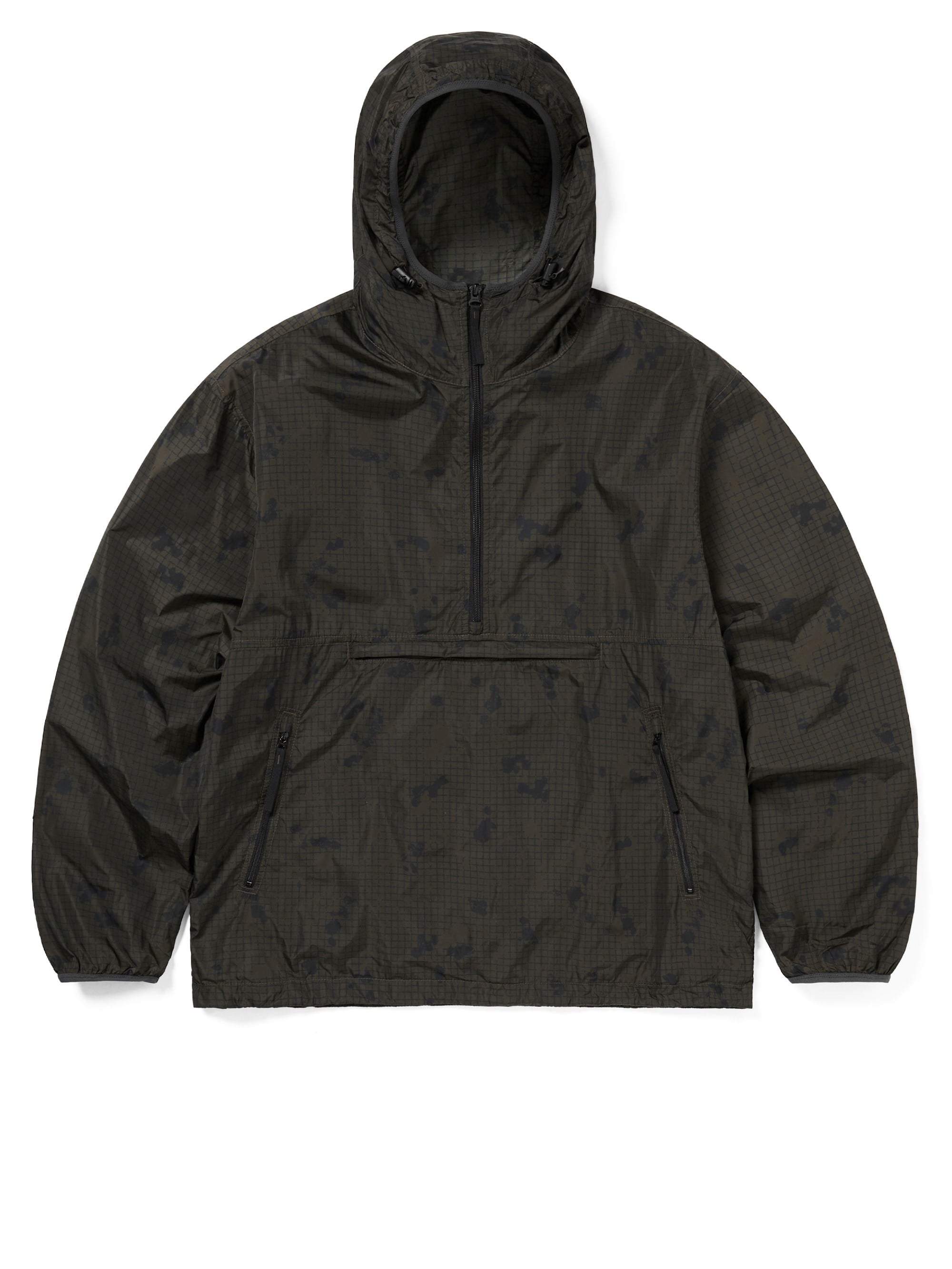Grid Nylon Anorak