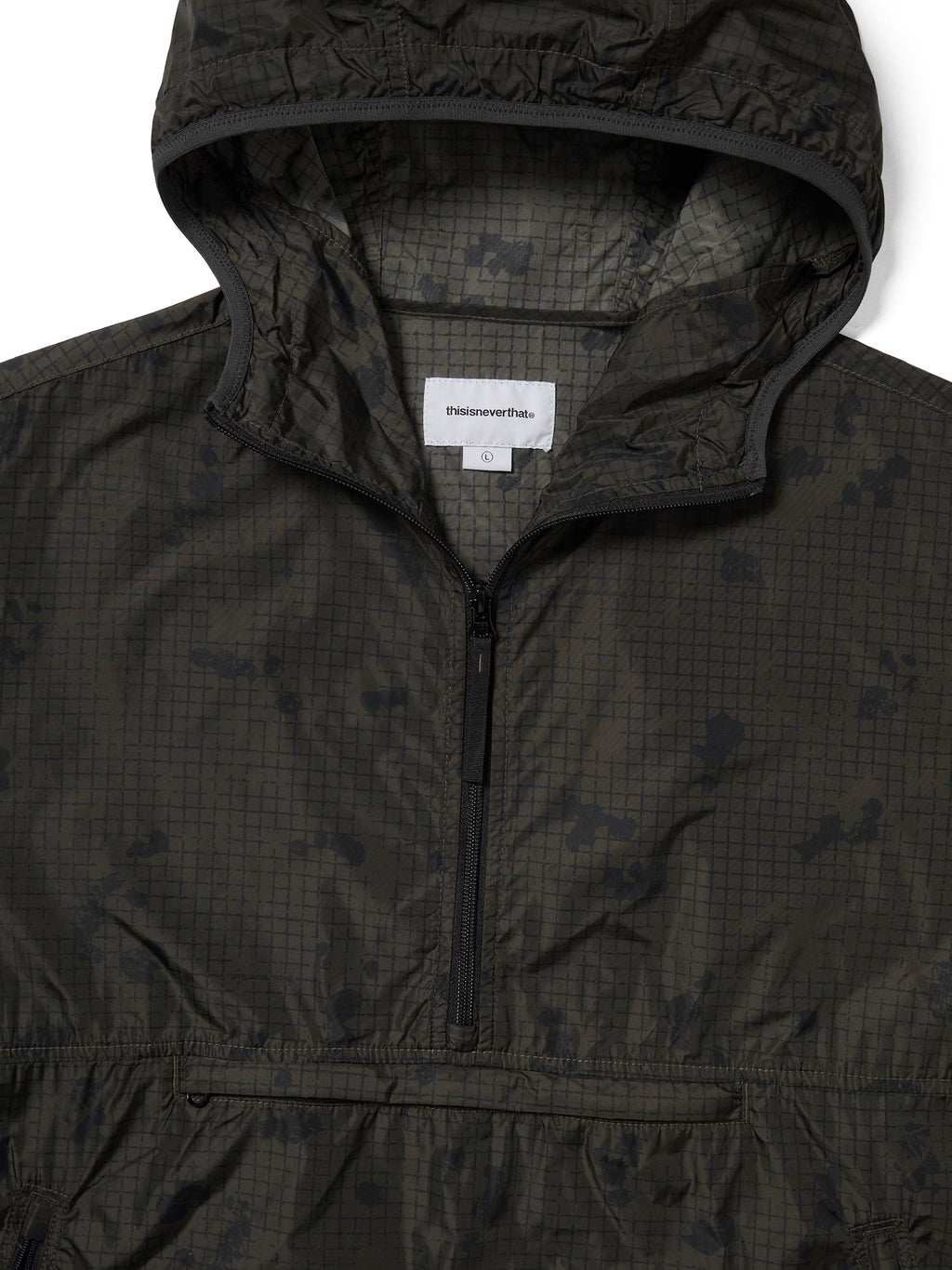 Grid Nylon Anorak