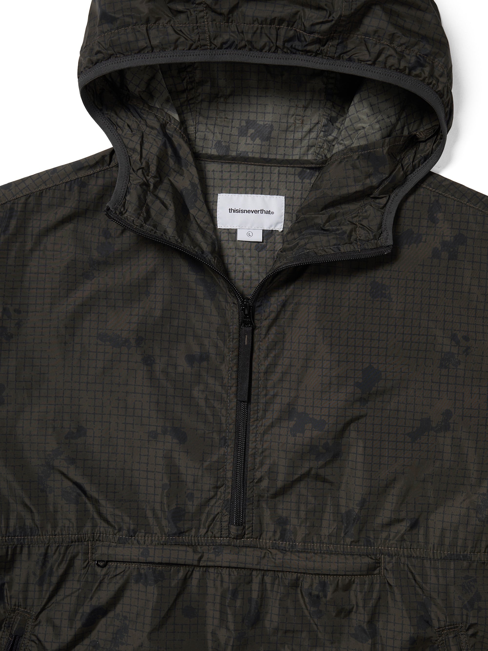 Grid Nylon Anorak