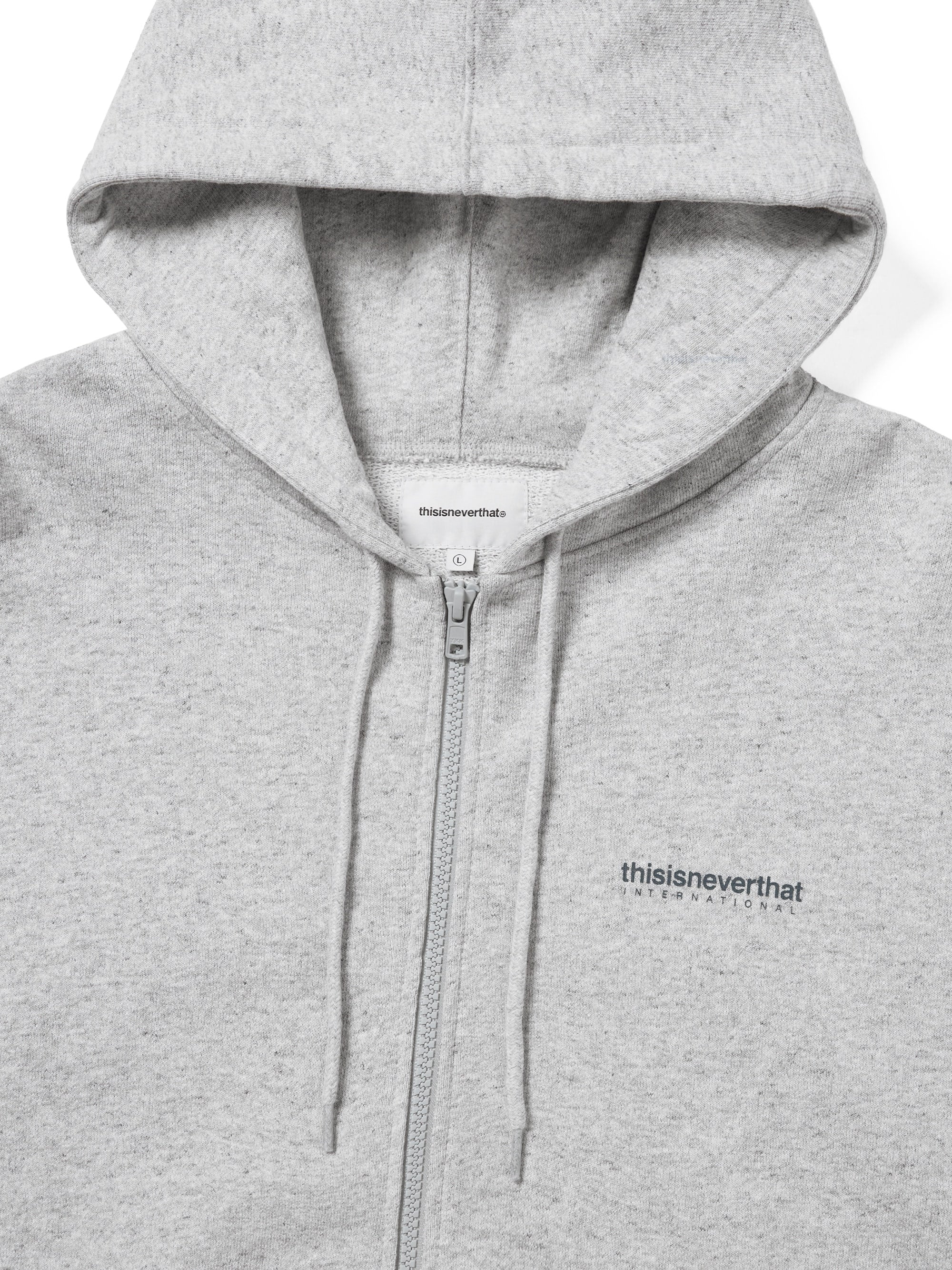 INTL. Logo Zip Up Hoodie