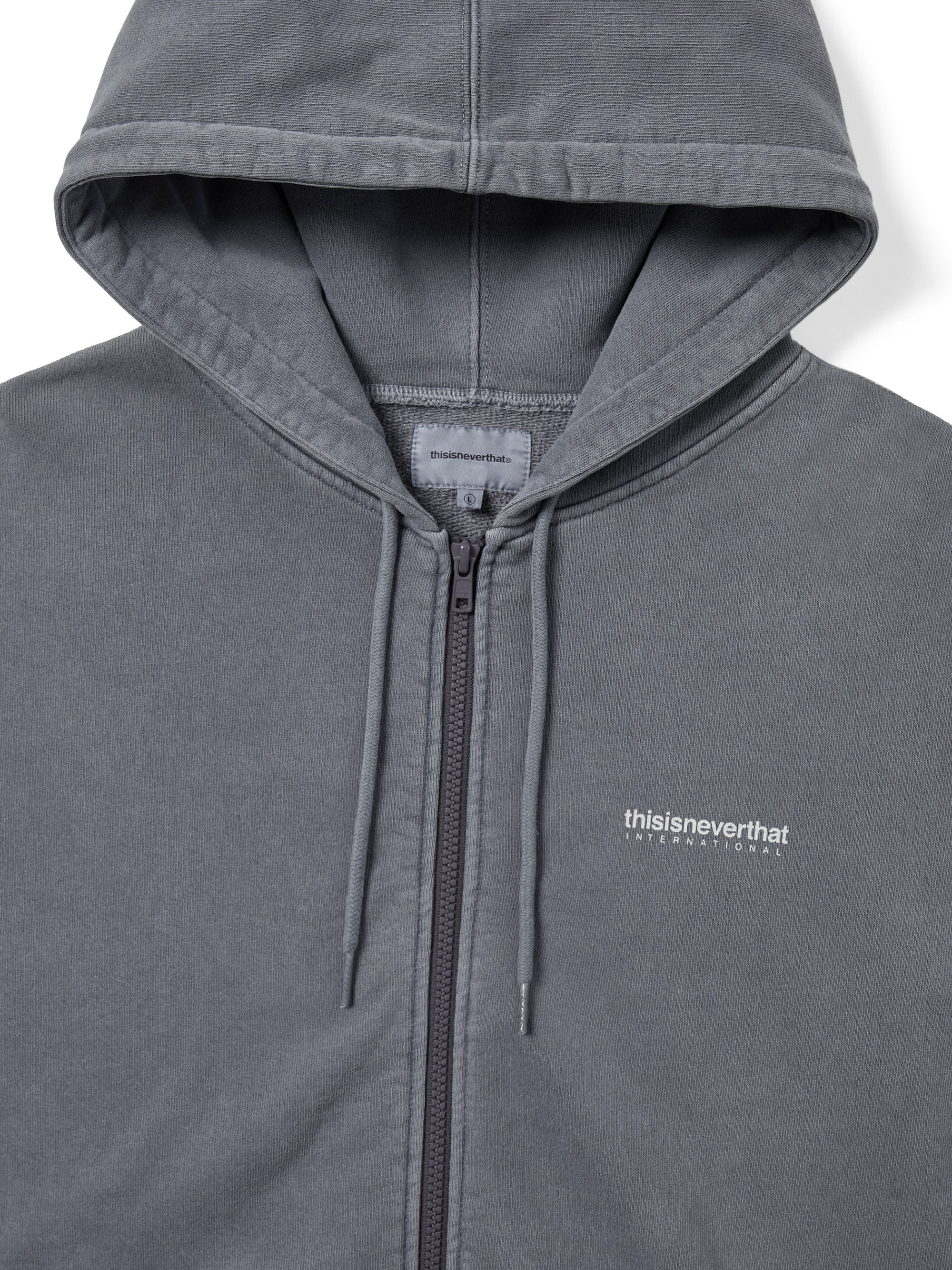 INTL. Logo Zip Up Hoodie