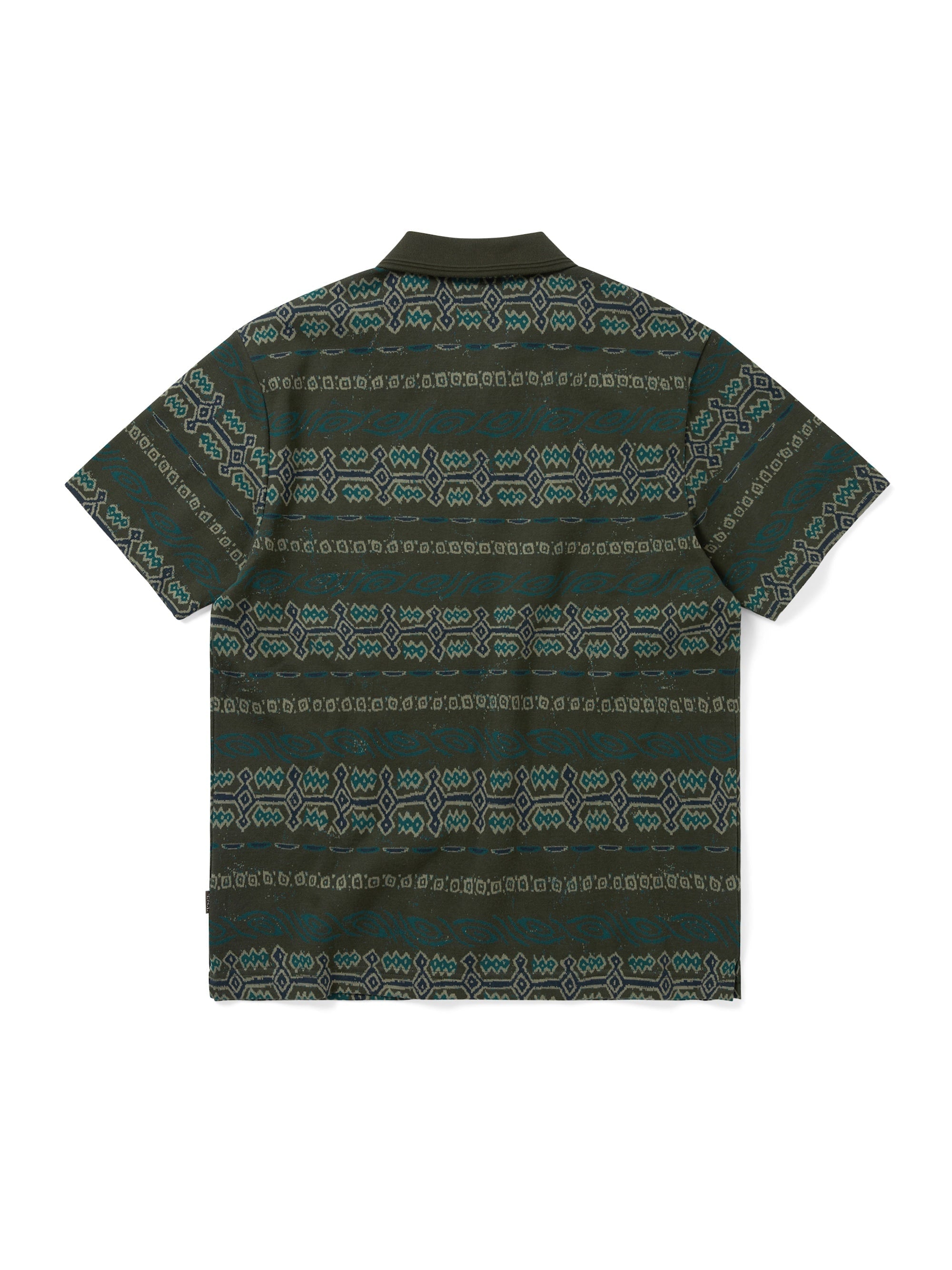 Jungle Jacquard Zip Up Top