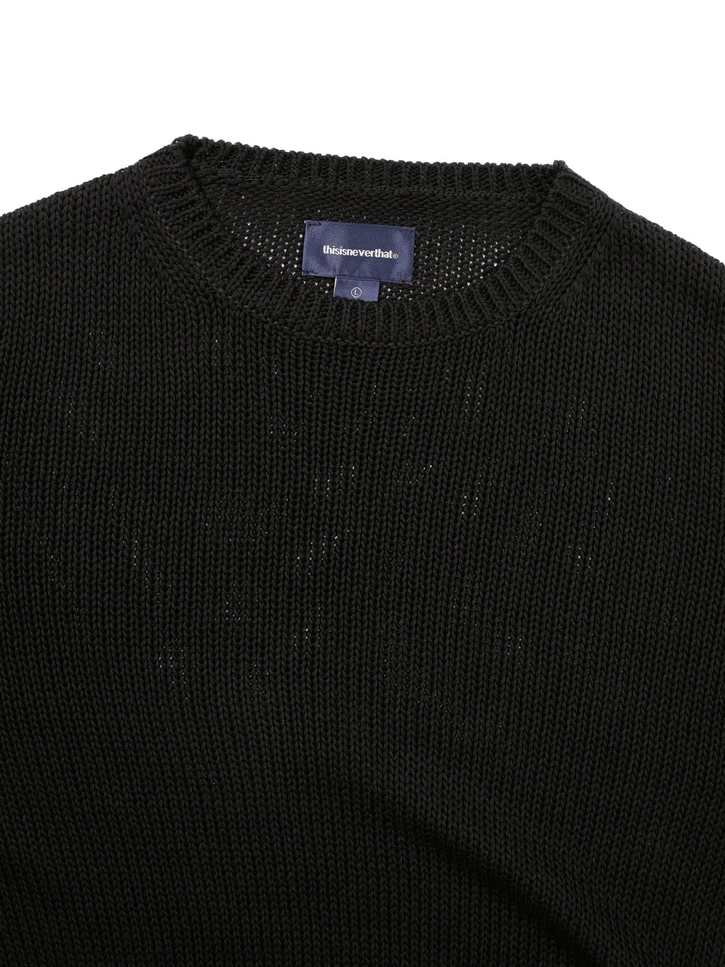 Loose Gauge Knit Crew