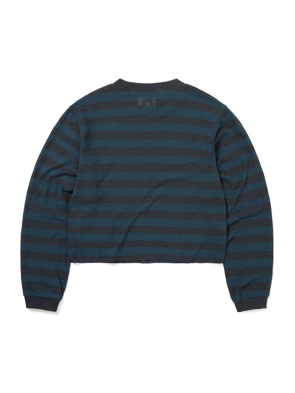 Mesh Striped W Crewneck