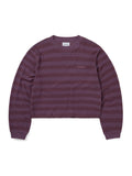 Mesh Striped W Crewneck