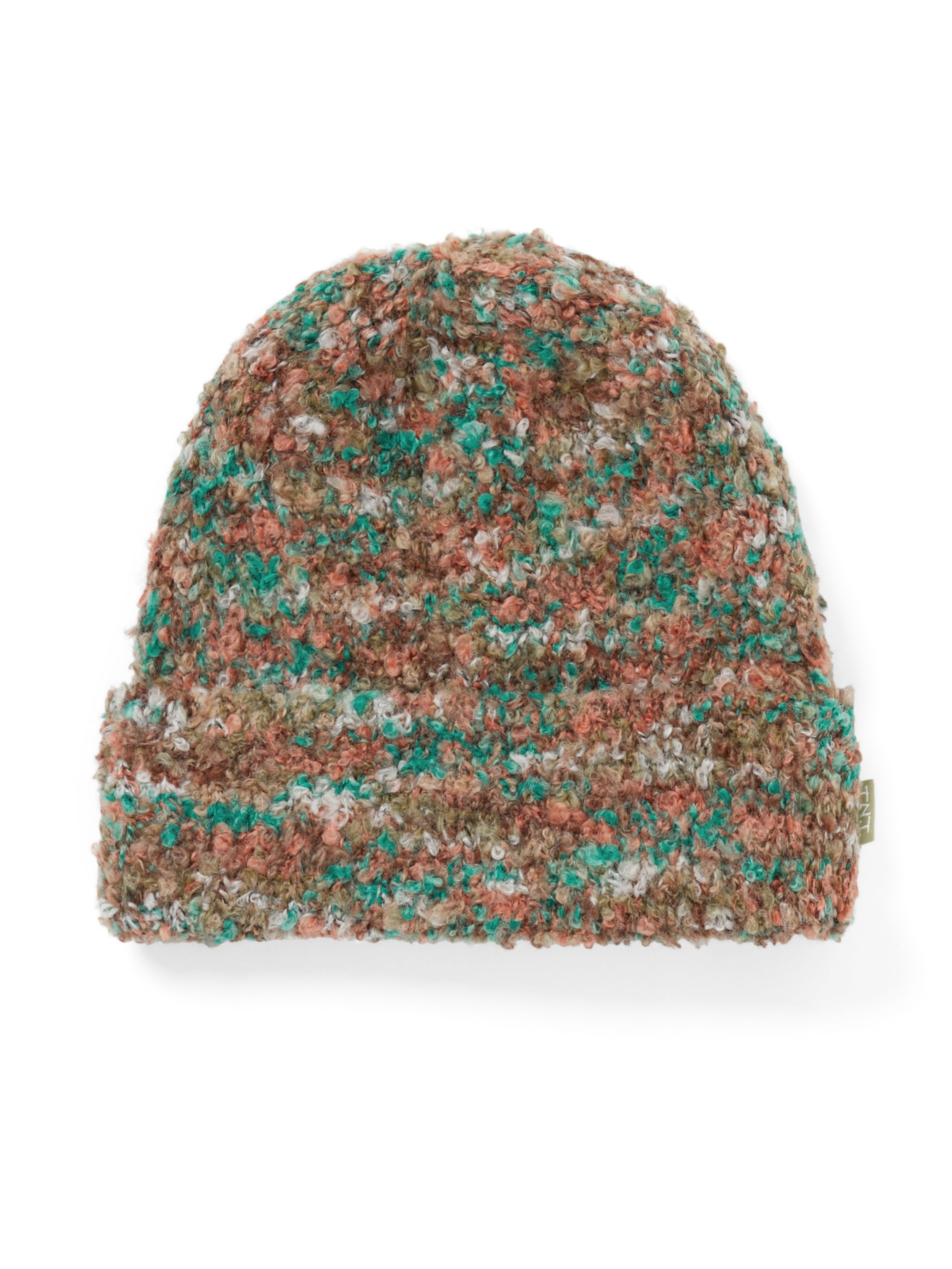 Multicolor Boucle Beanie