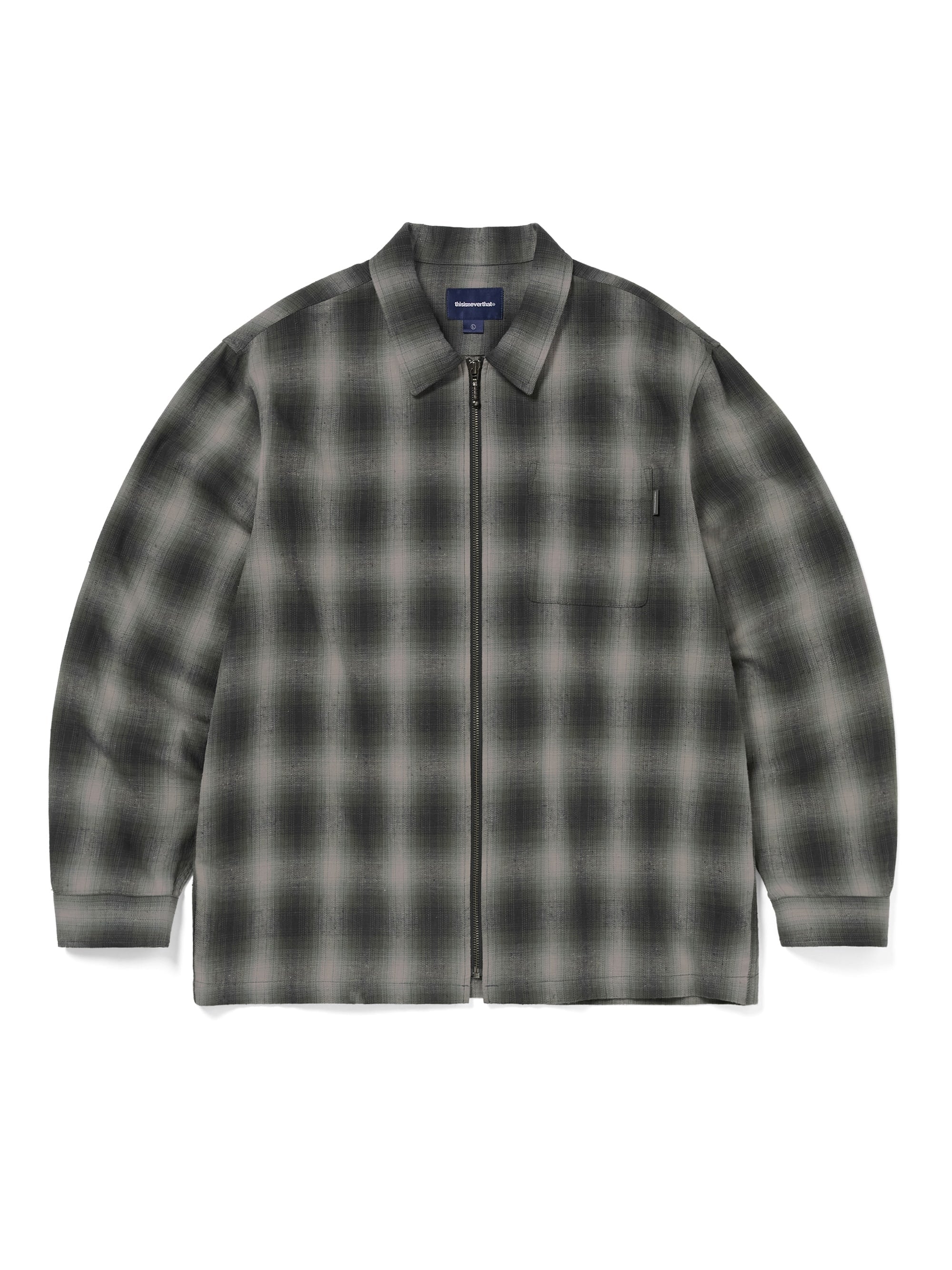 Nep Check Zip Shirt