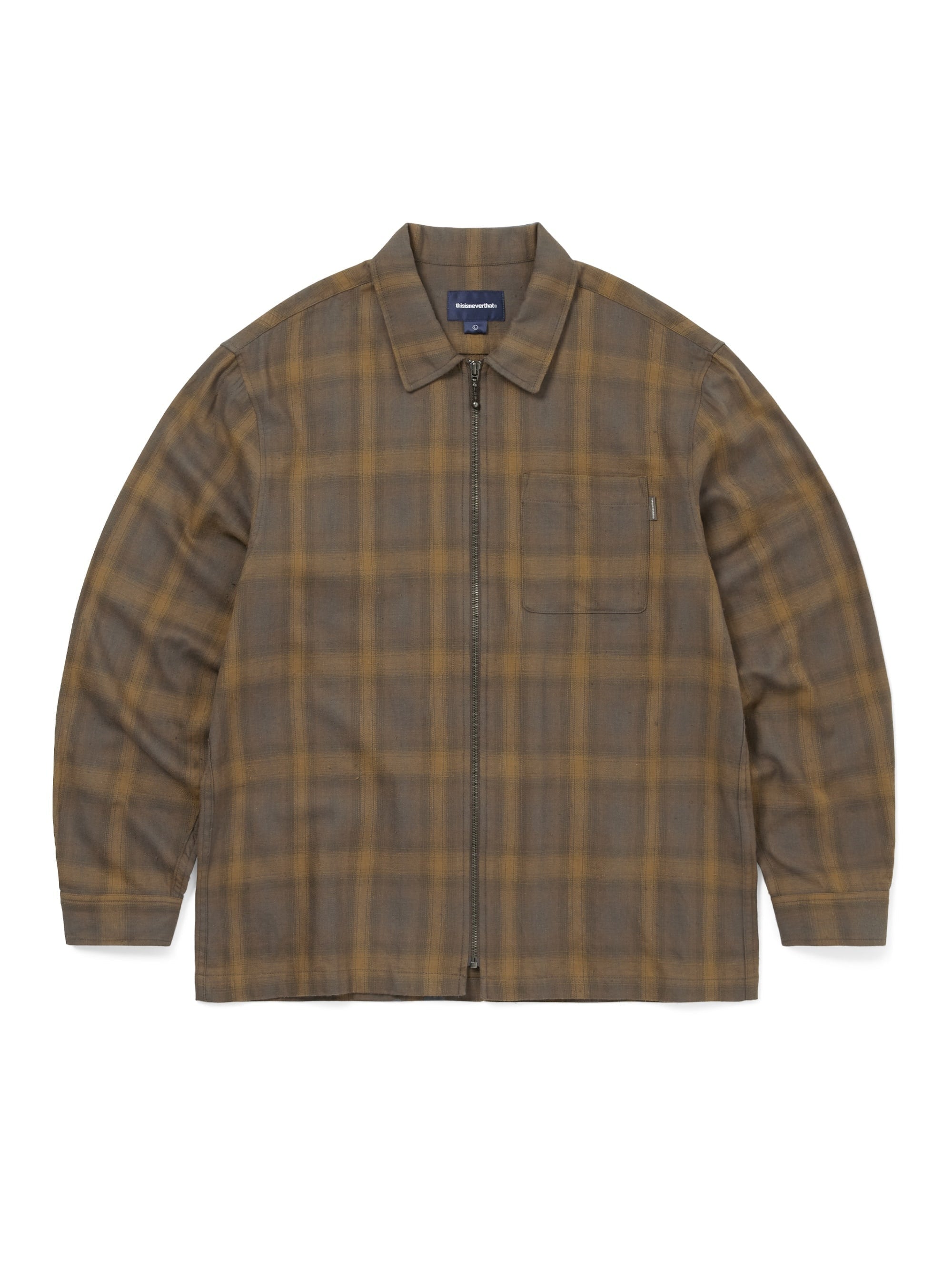 Nep Check Zip Shirt