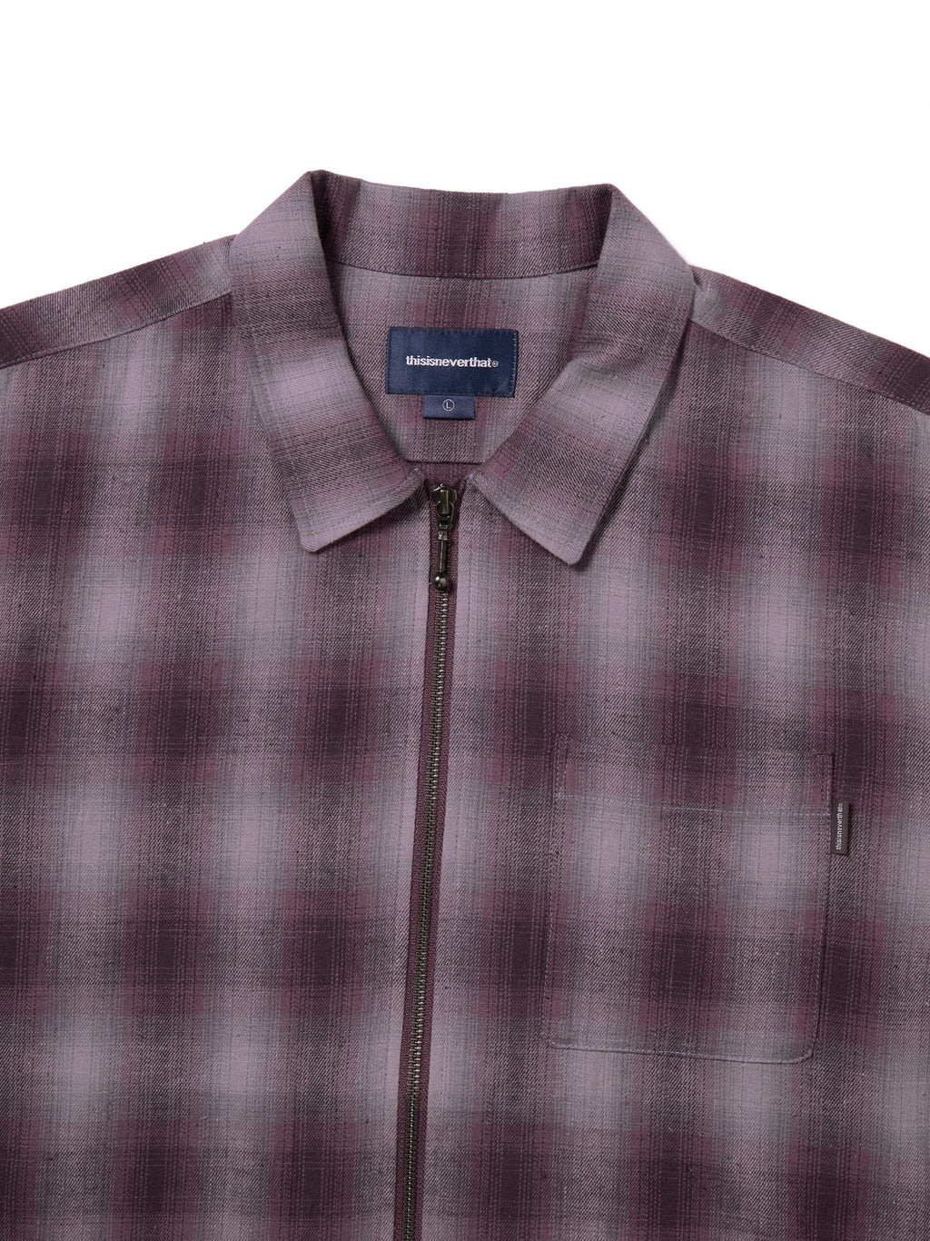 Nep Check Zip Shirt