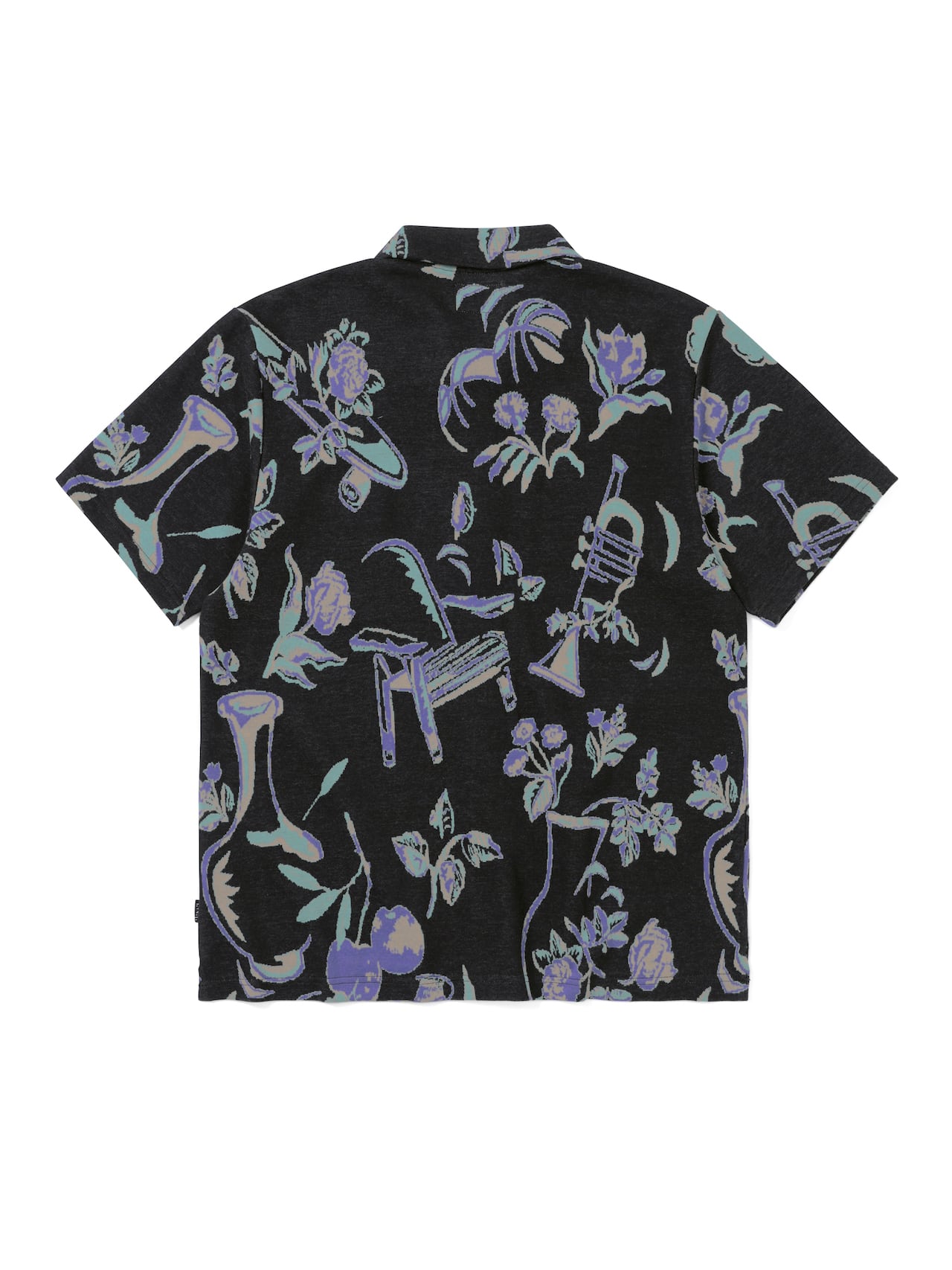 Object Jacquard Button Up Top