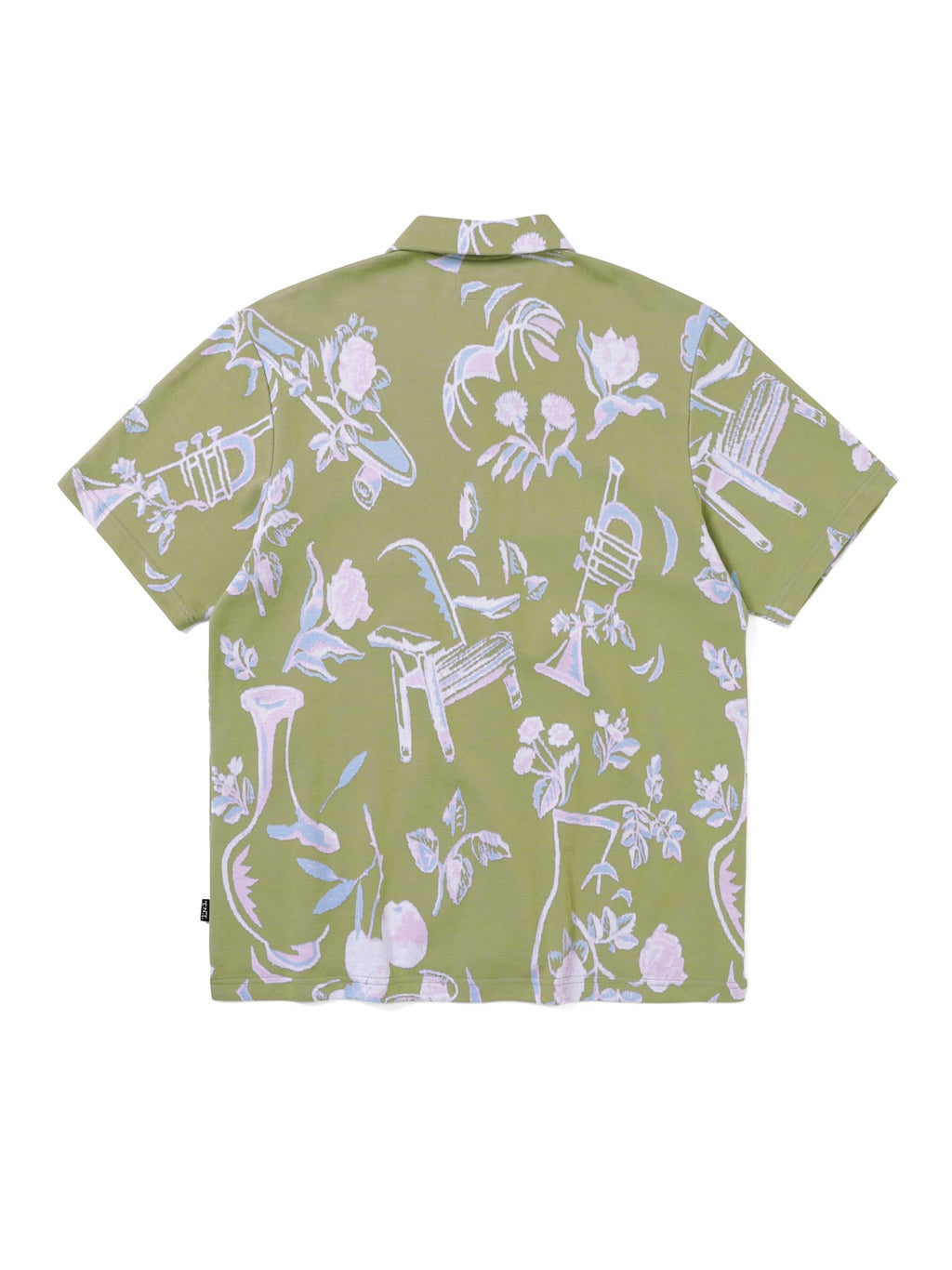 Object Jacquard Button Up Top
