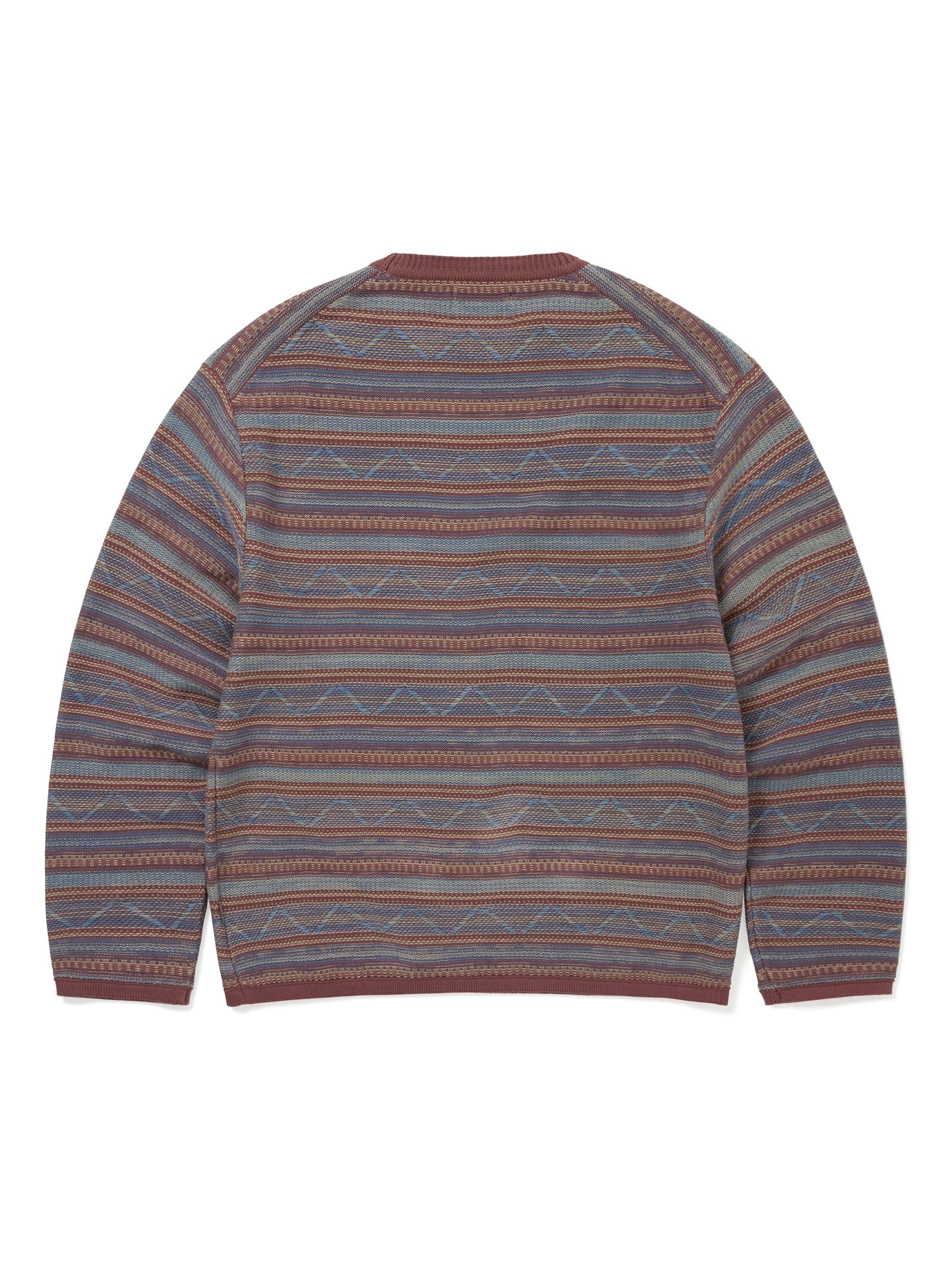 Pattern Knit Crew