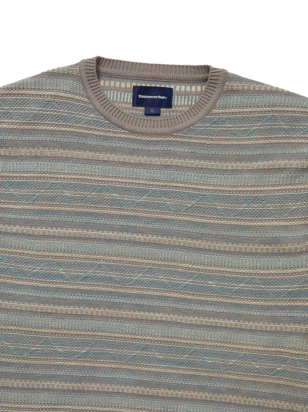 Pattern Knit Crew