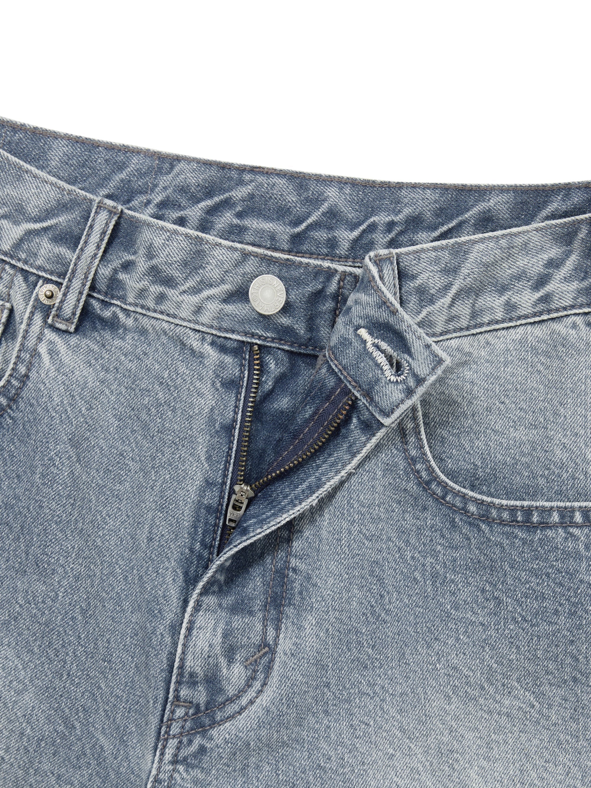 Relaxed Denim Short