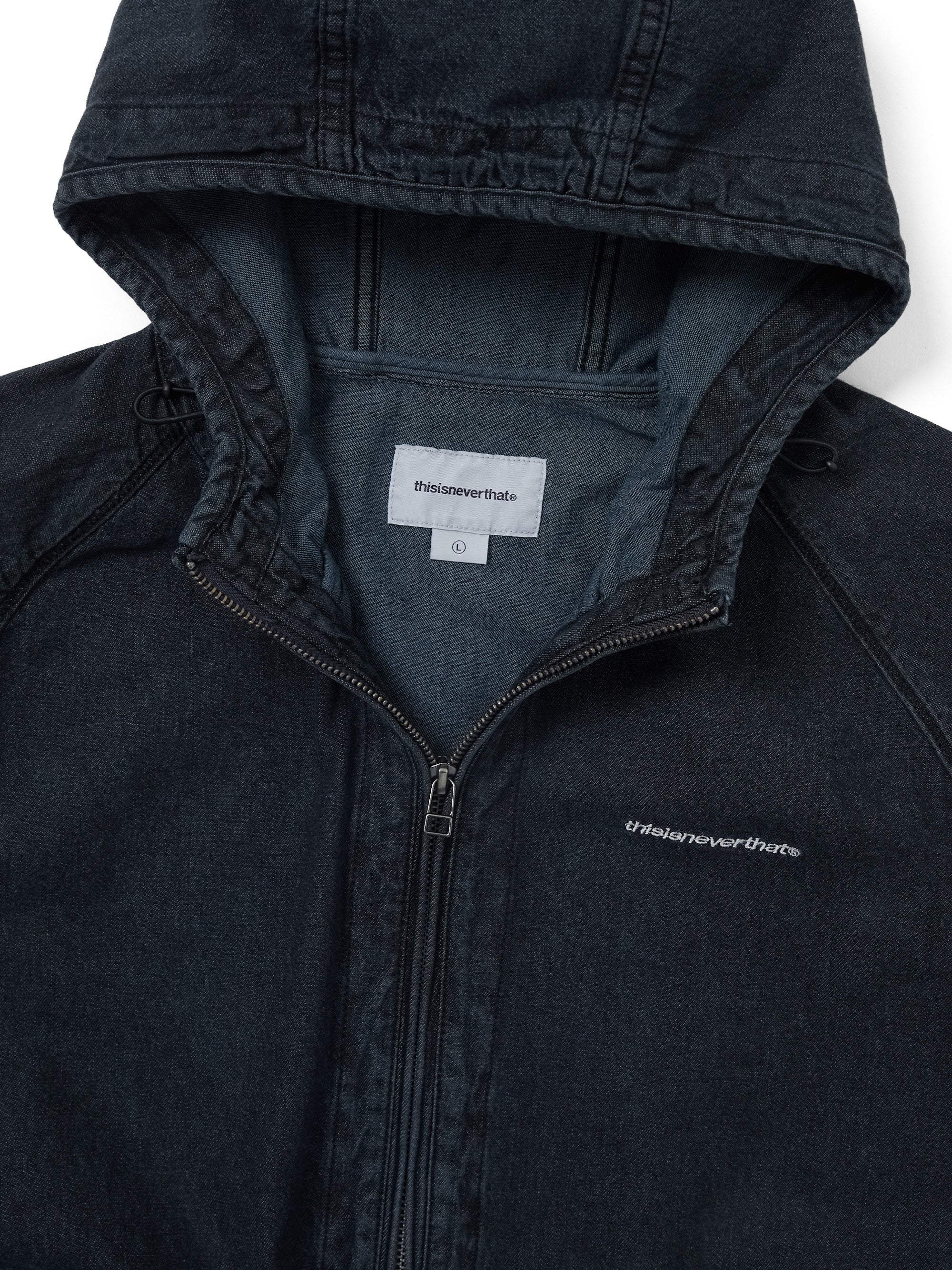 SP-Logo Denim Windbreaker
