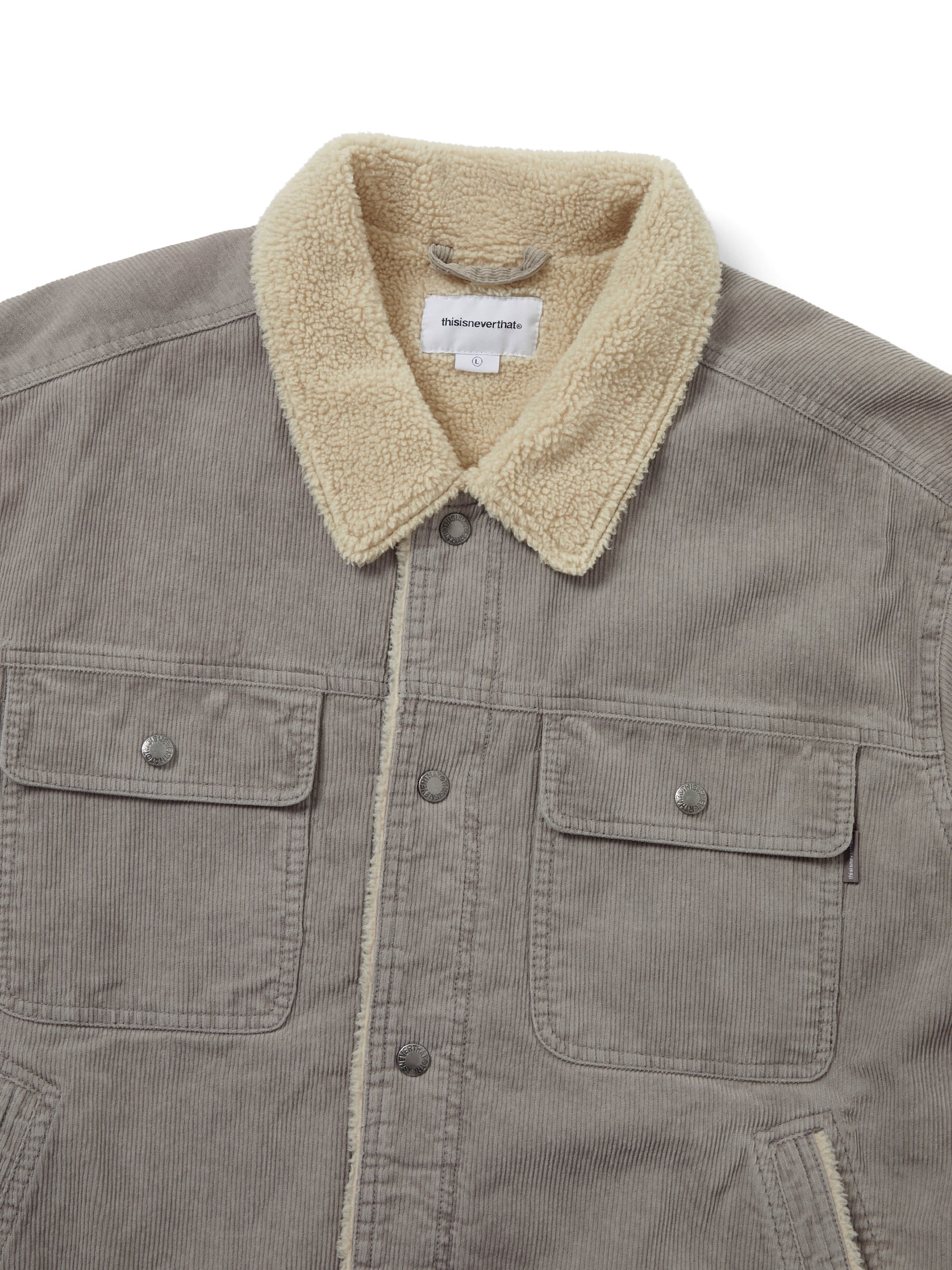 Sherpa Lined Corduroy Trucker Jacket