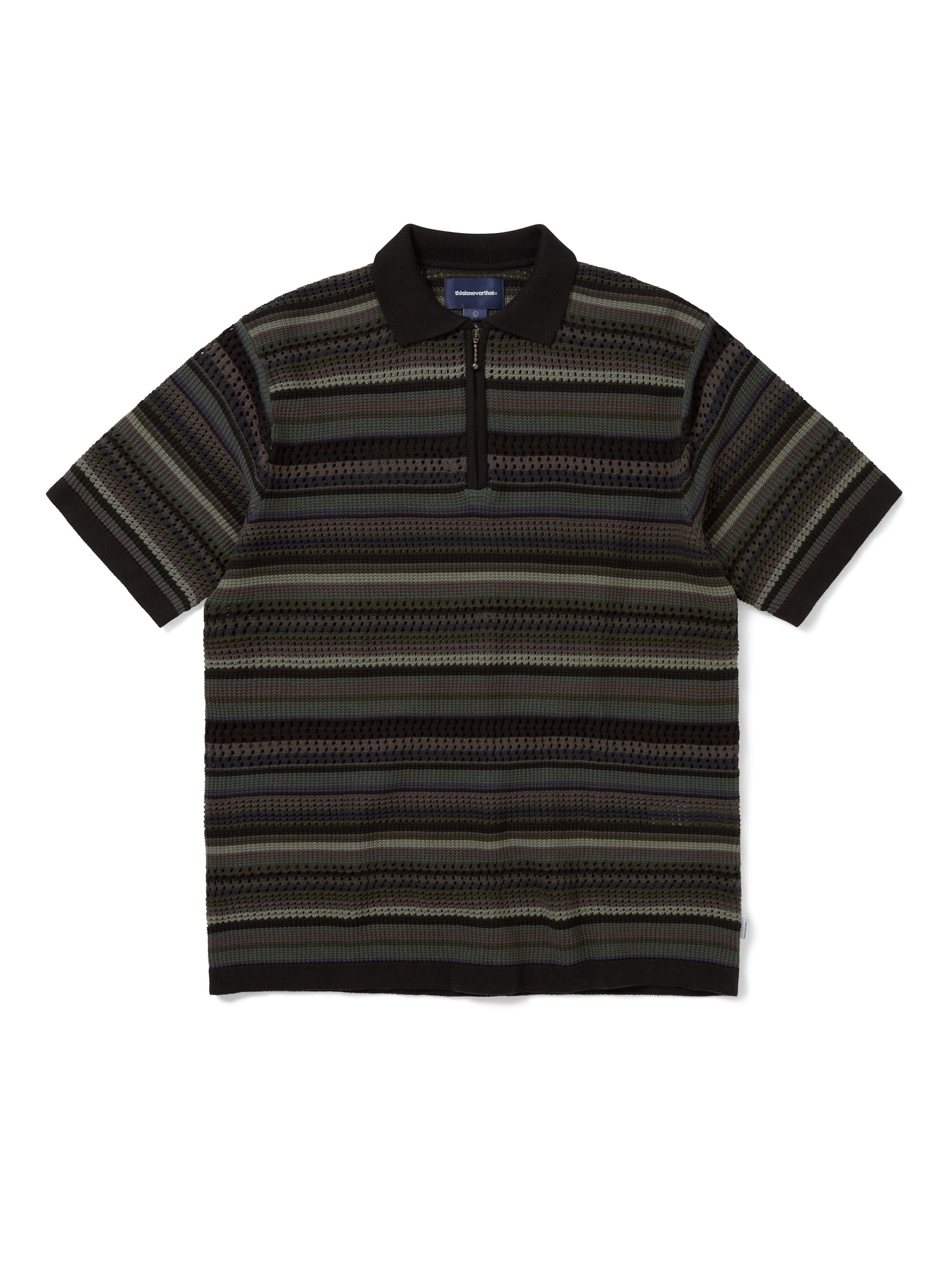Striped S/S KnIt Polo