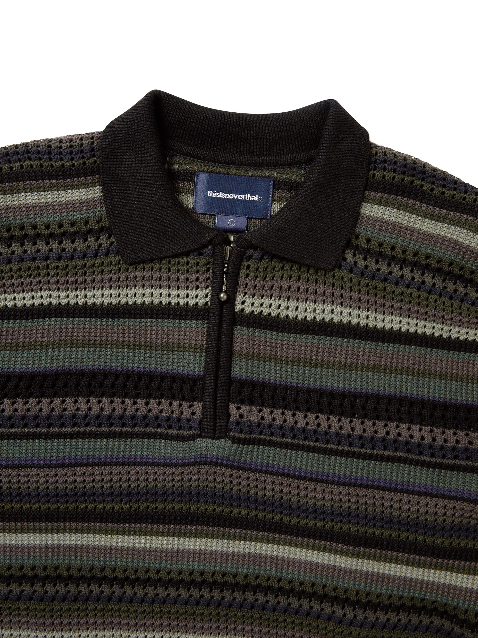 Striped S/S KnIt Polo