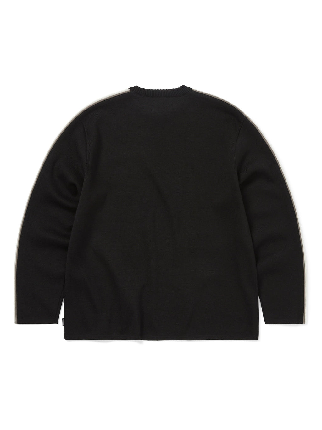 Striped Sleeve Knit Crew