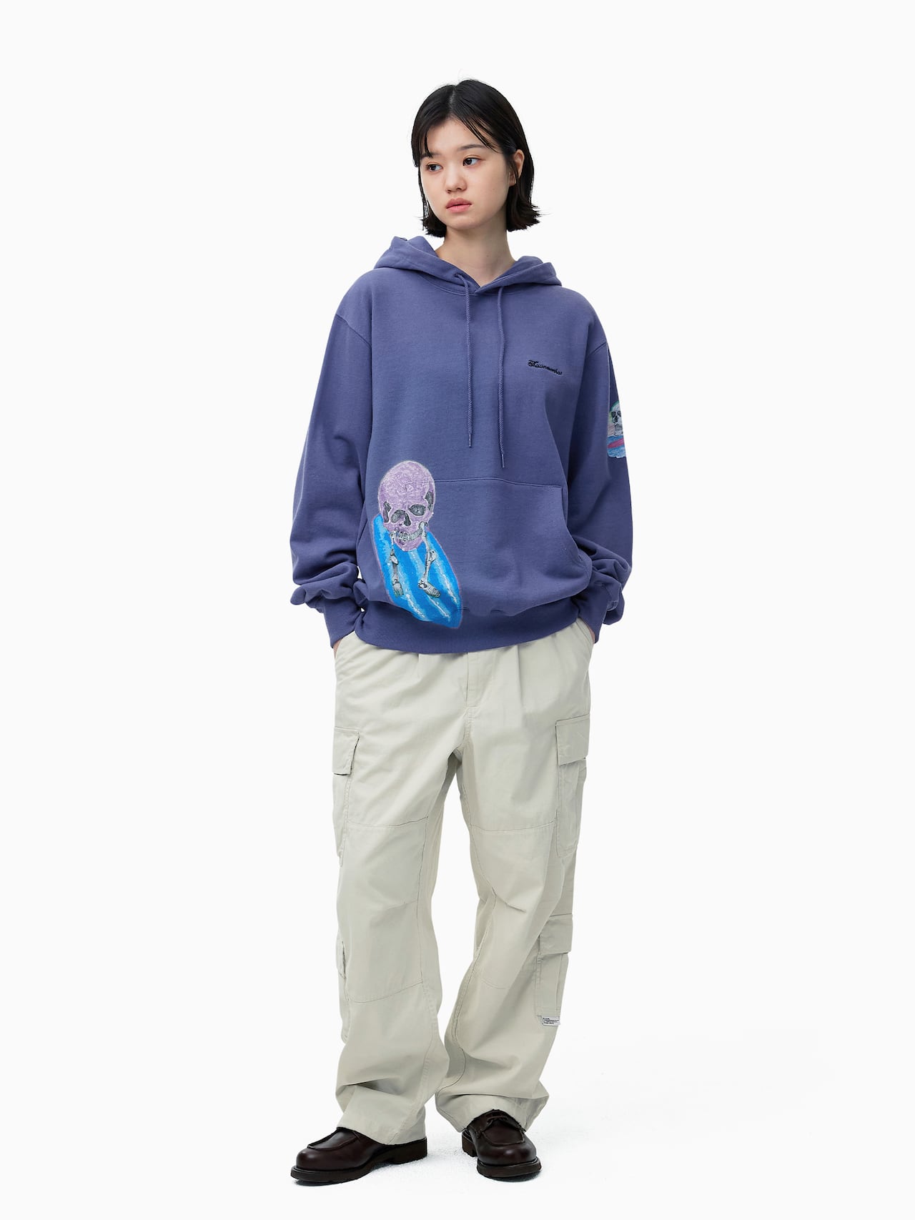 Surfing Skull Hoodie