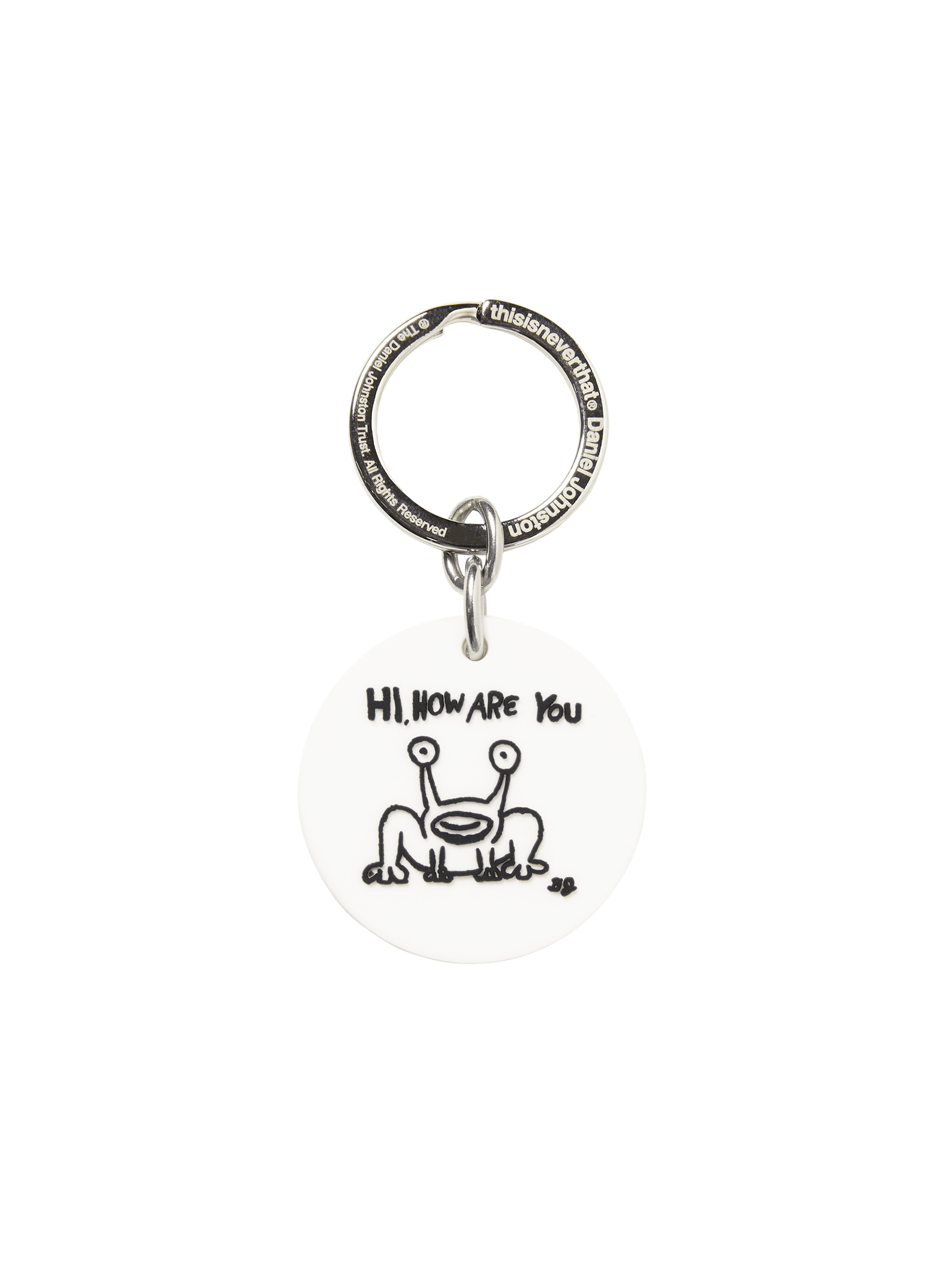 TNT Daniel Johnston Frog Keychain