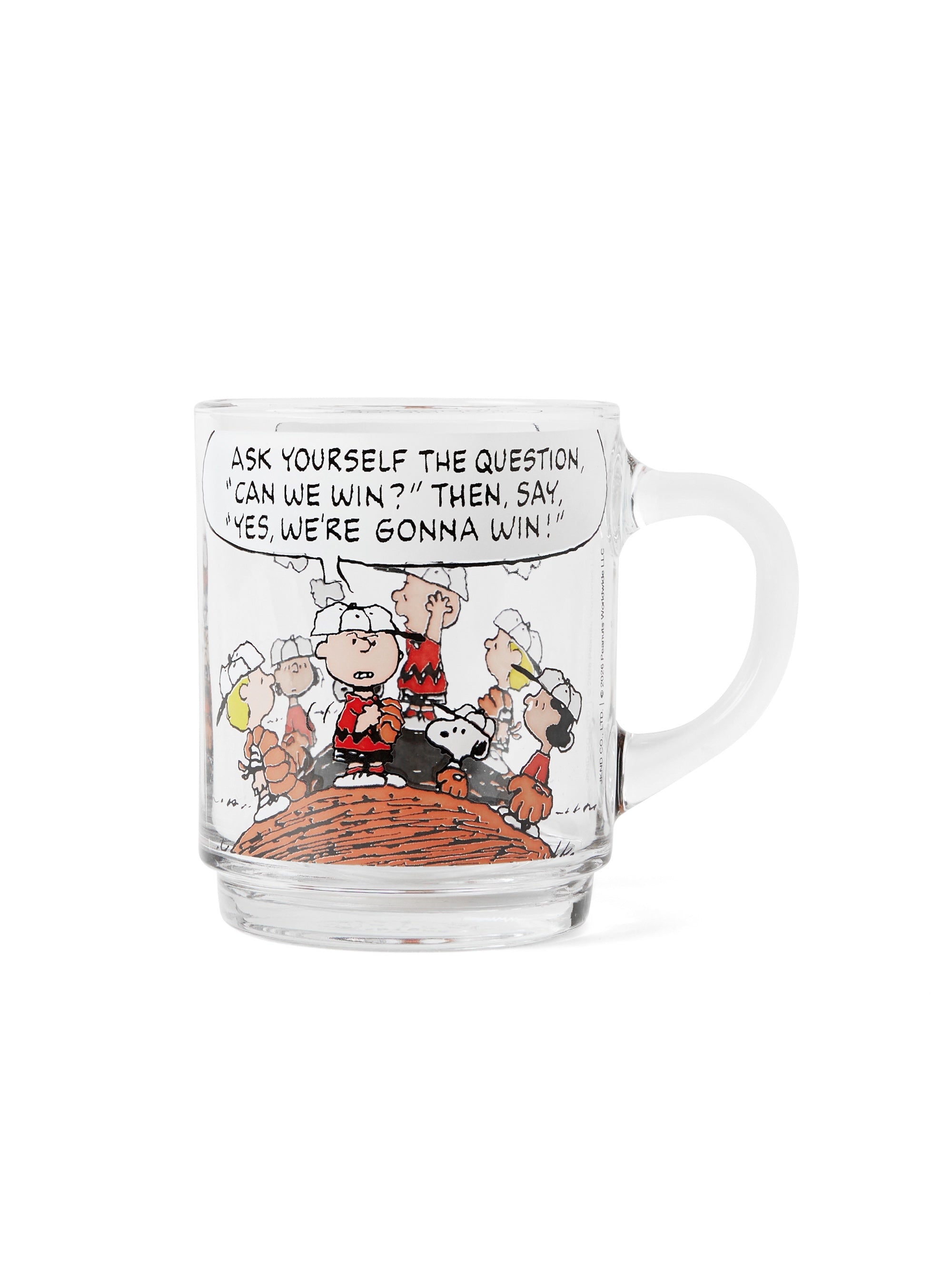 TNT PEANUTS Glass Cup