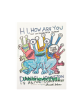 TNT Daniel Johnston Frogs Risograph Poster