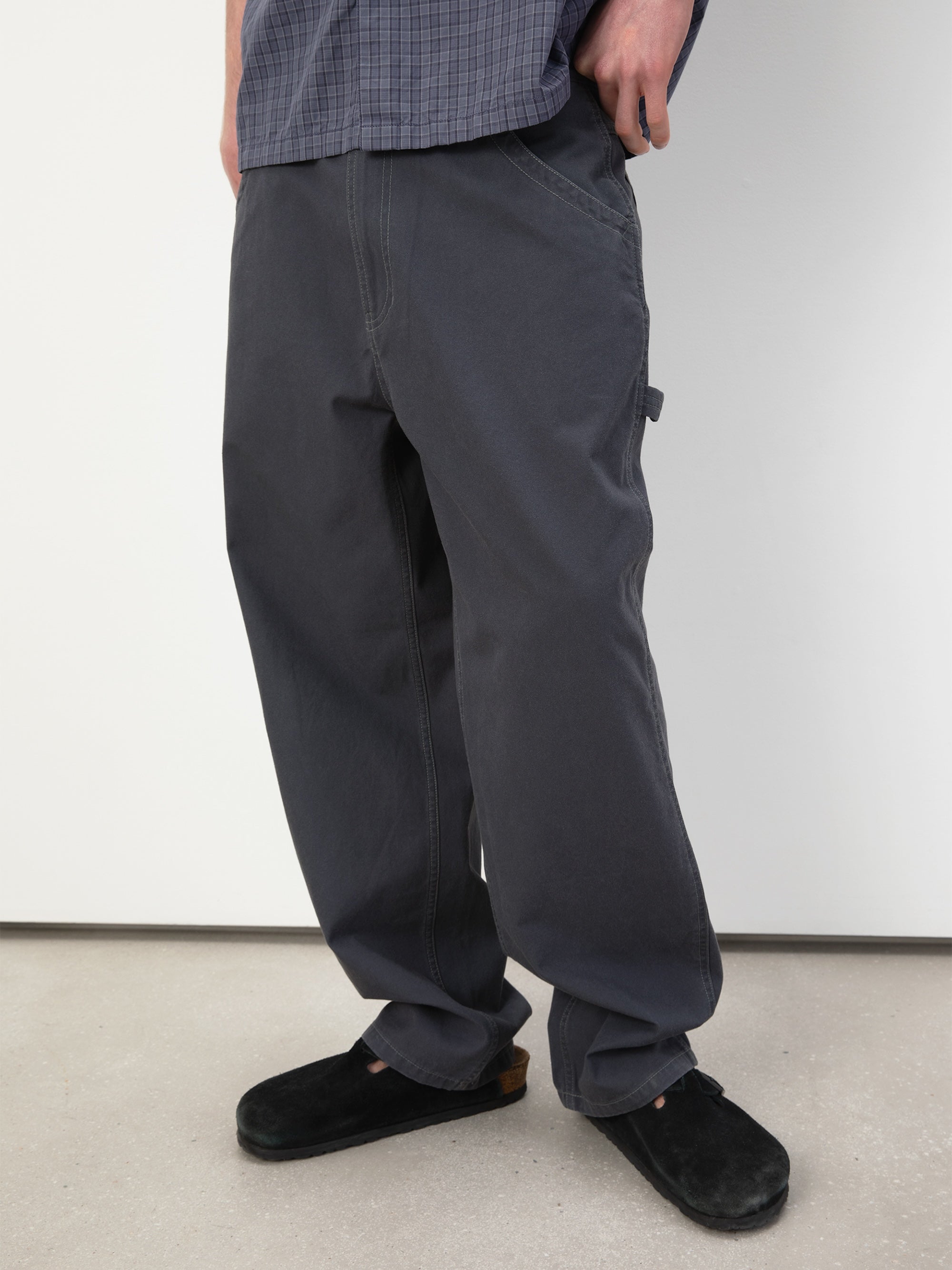 Washed Canvas Work Pant
