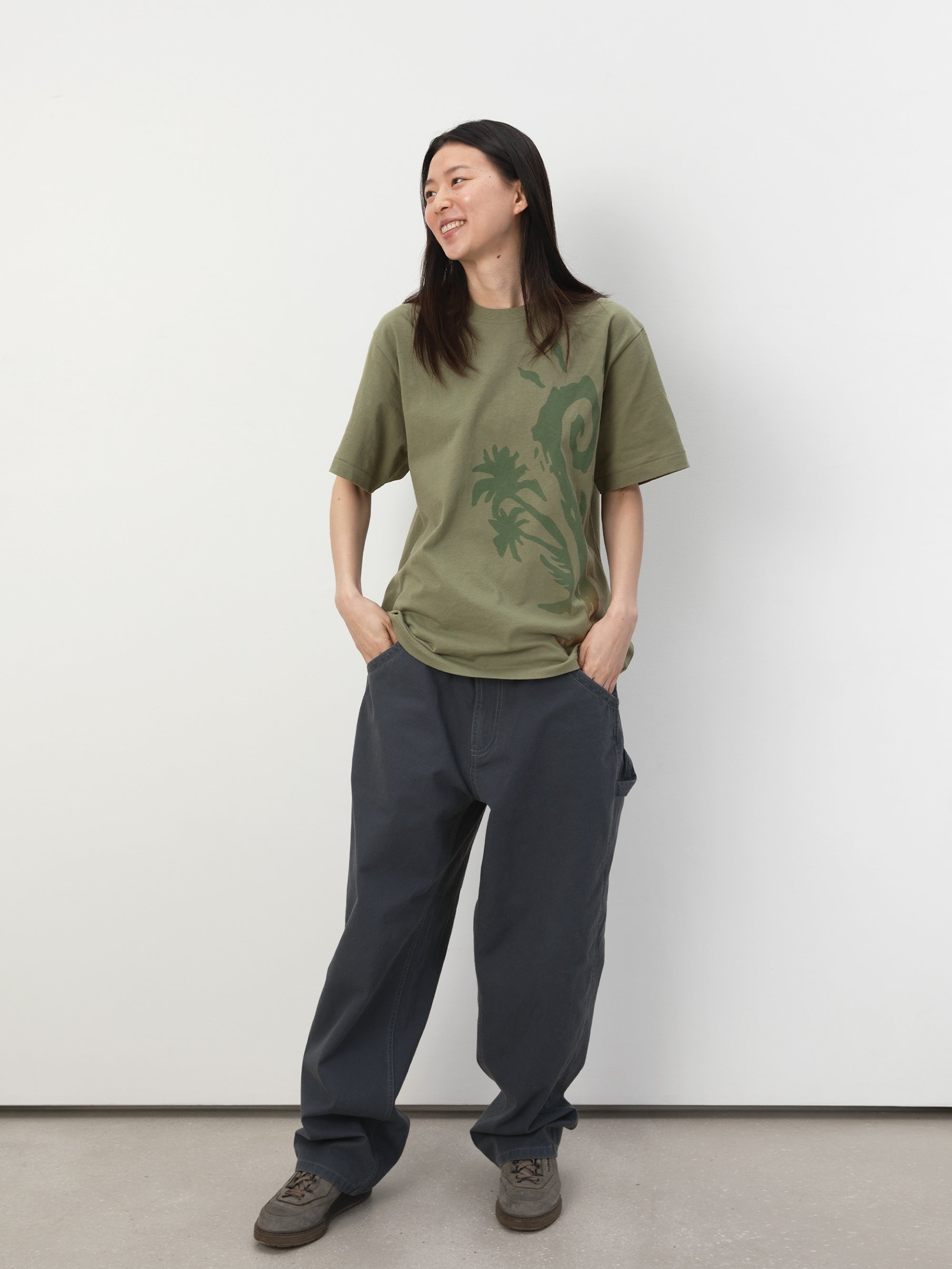 Washed Canvas Work Pant
